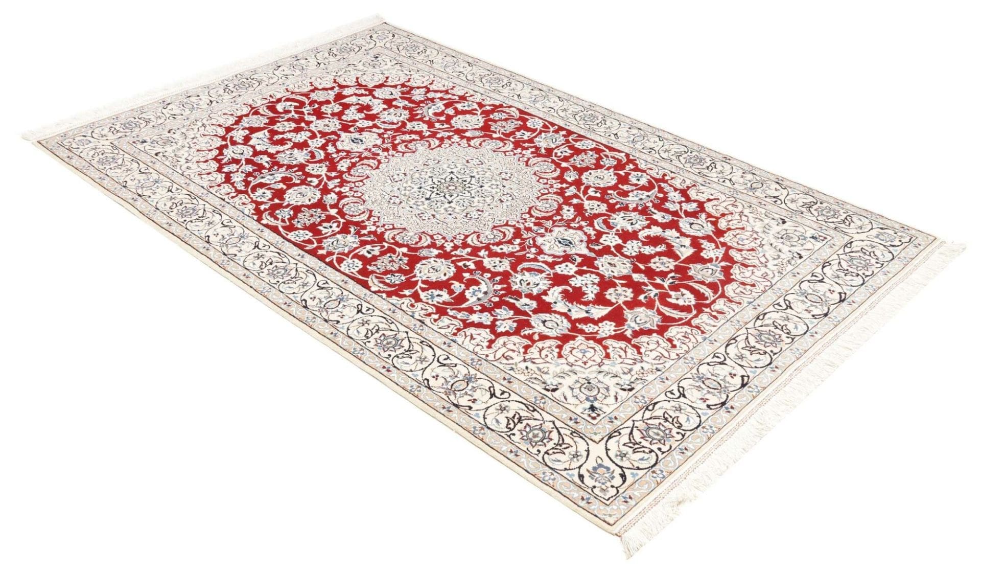 Nain Persian Rug 137 × 213 cm, Wool, hand-knotted