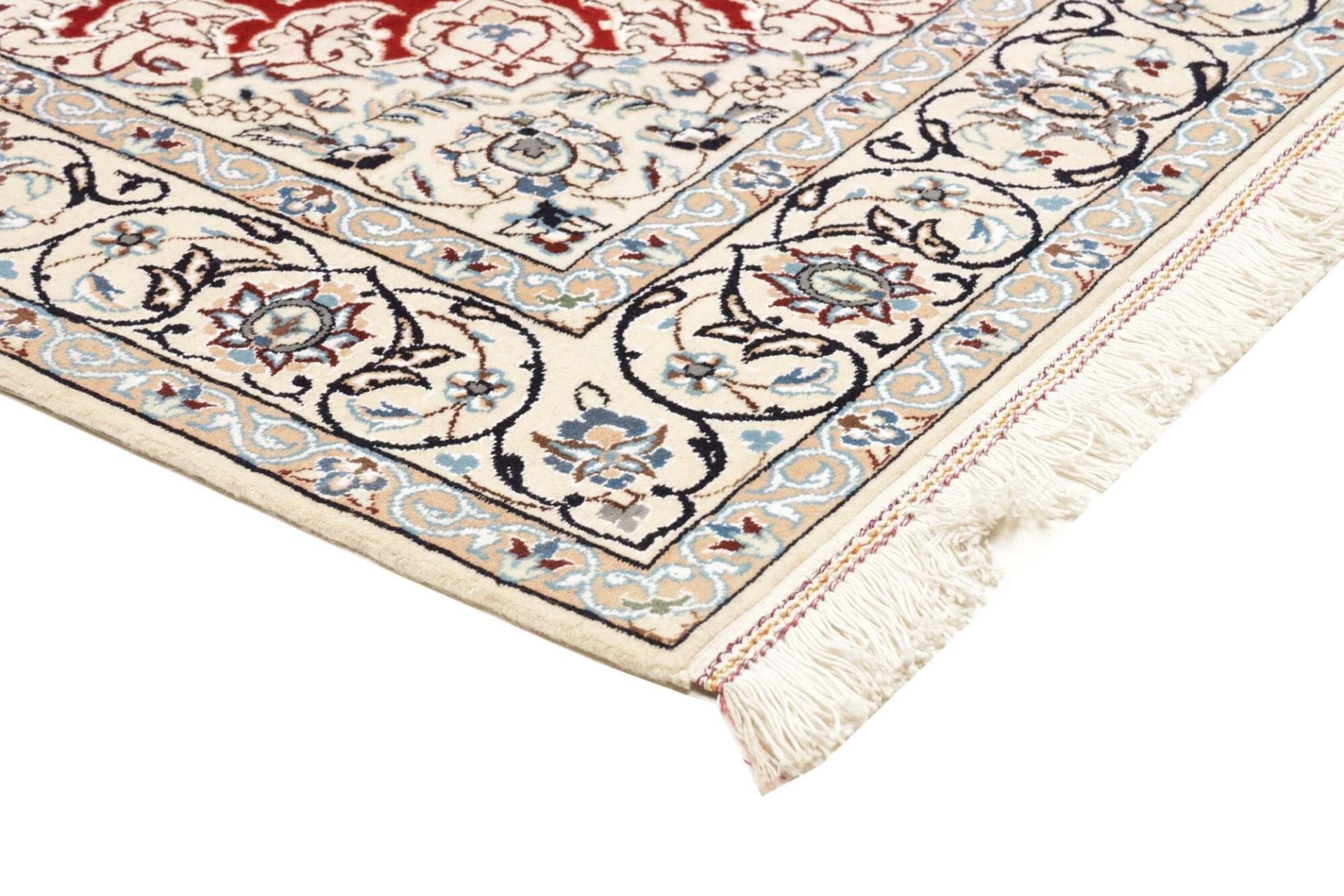Nain Persian Rug 137 × 213 cm, Wool, hand-knotted
