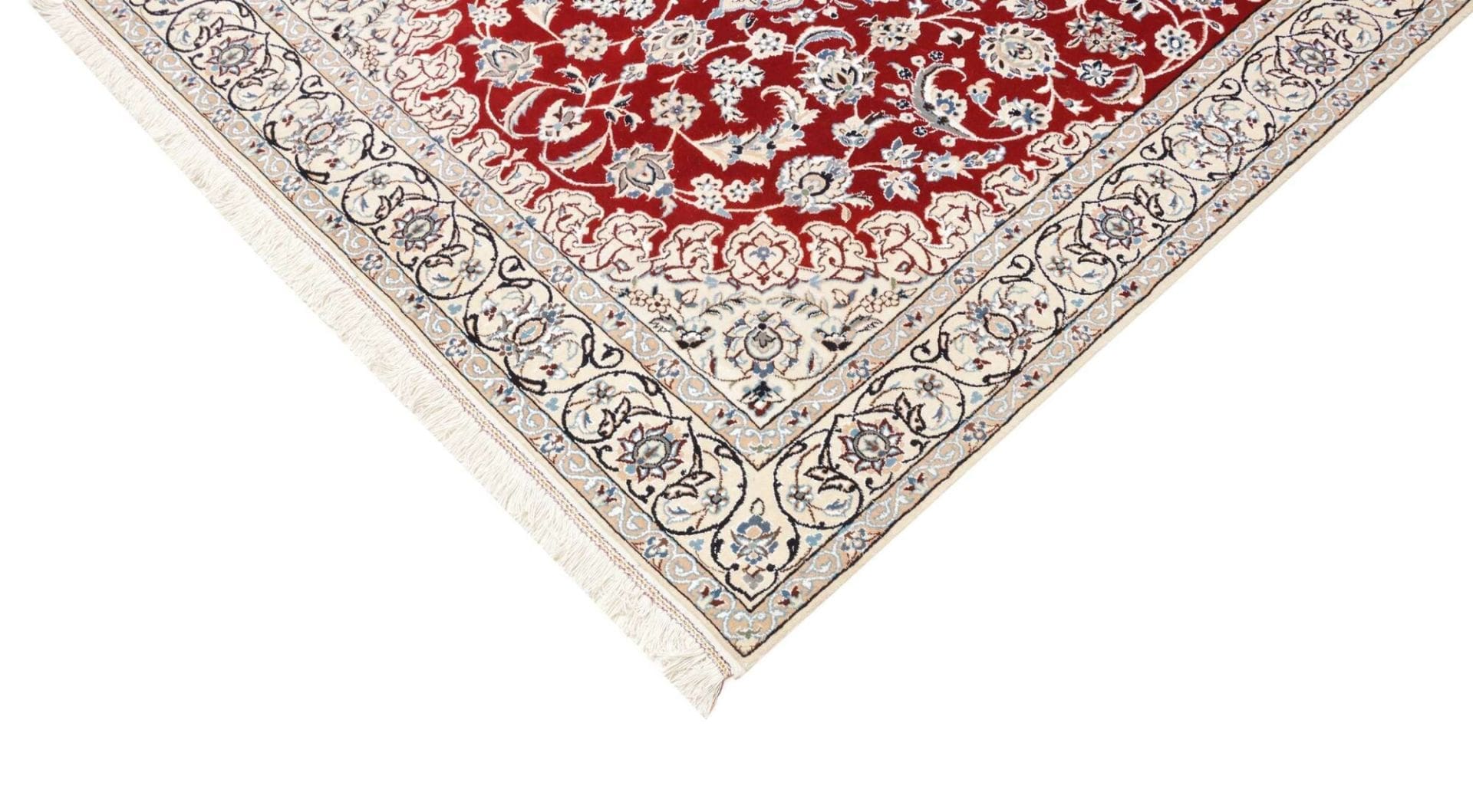 Nain Persian Rug 137 × 213 cm, Wool, hand-knotted