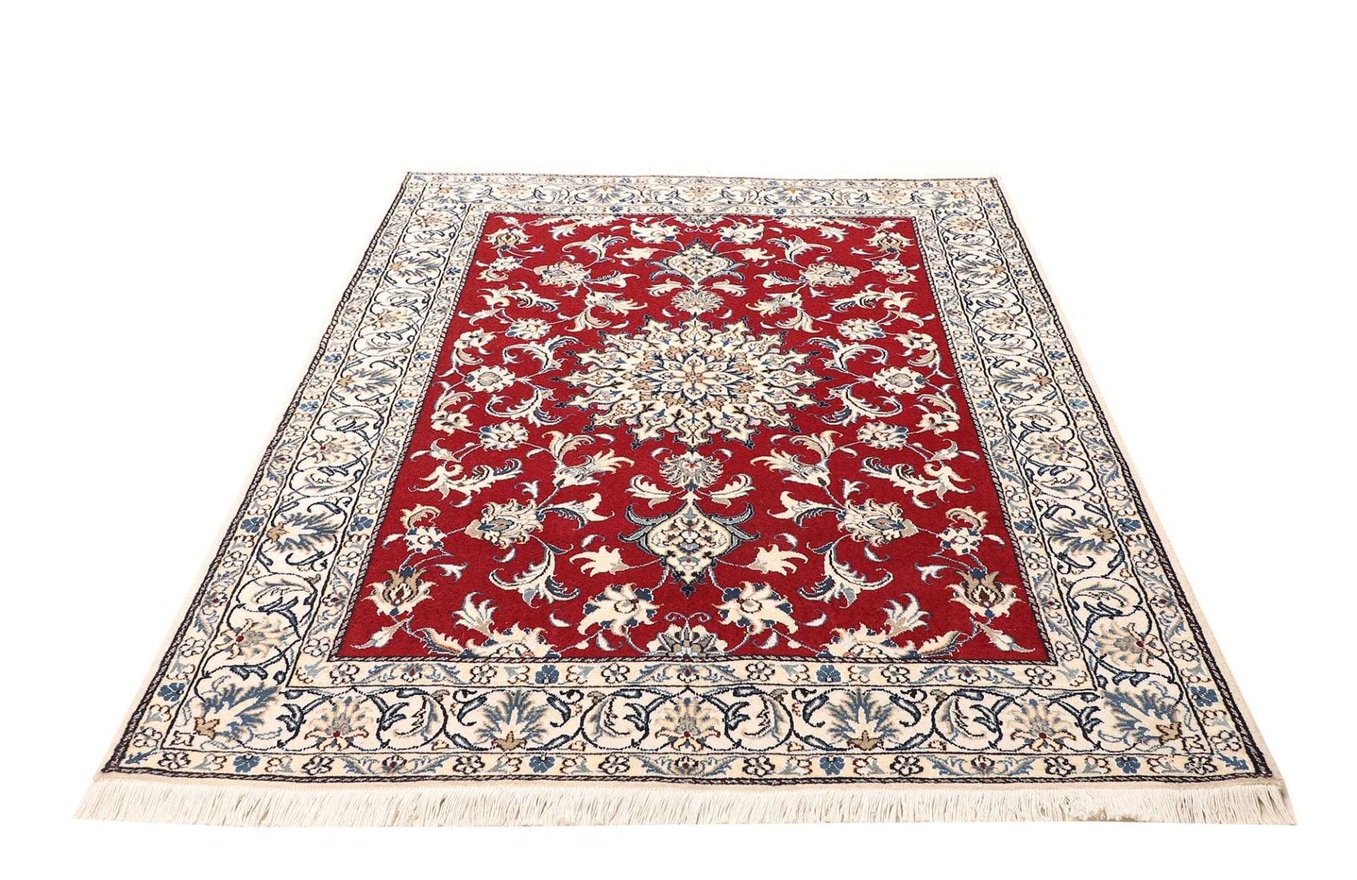 Nain Persian Rug 153 × 188 cm, Wool, hand-knotted