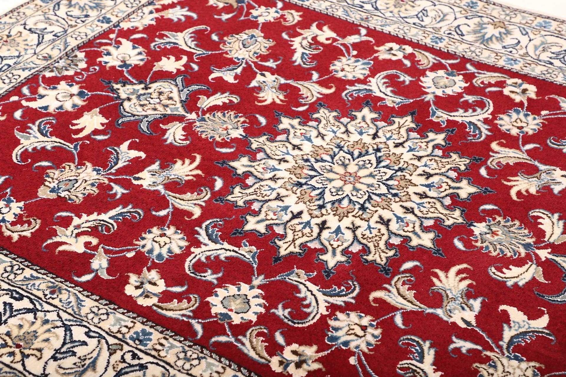 Nain Persian Rug 153 × 188 cm, Wool, hand-knotted