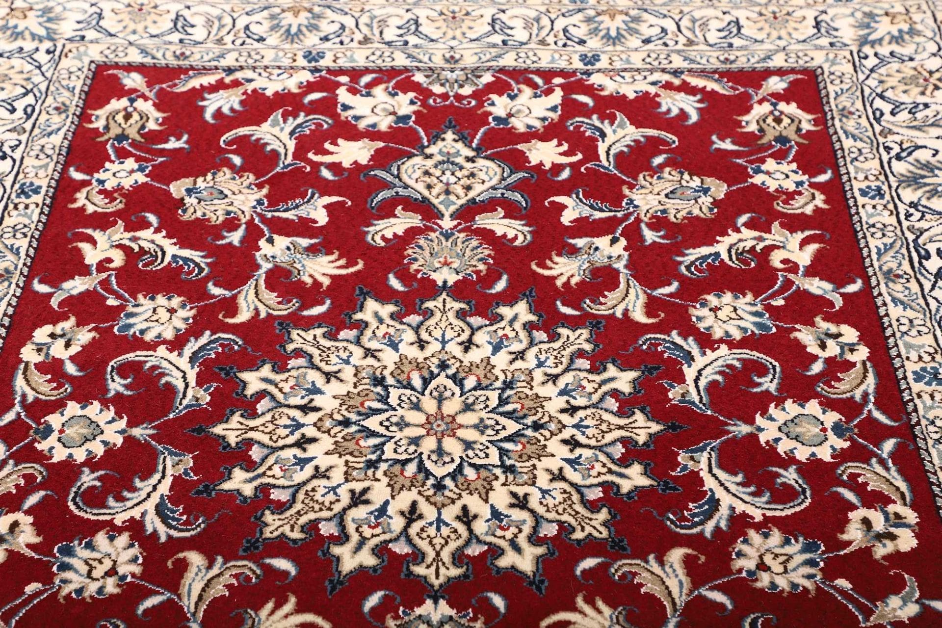 Nain Persian Rug 153 × 188 cm, Wool, hand-knotted