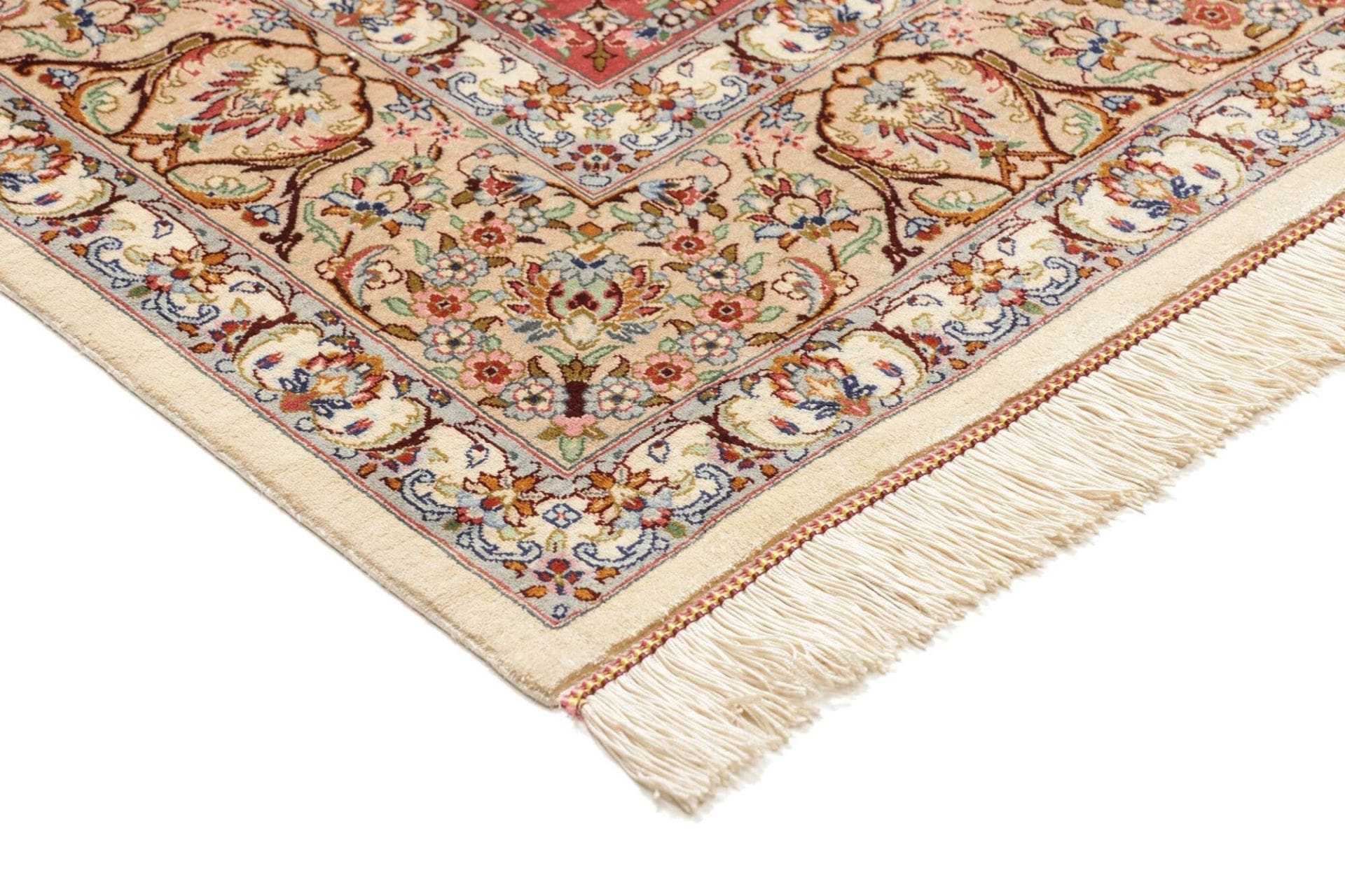 ghom-teppich-138-x-199-cm-seide-handgeknupft-perserteppich-4 Qom Persian Rug 138 × 199 cm, Silk, hand-knotted