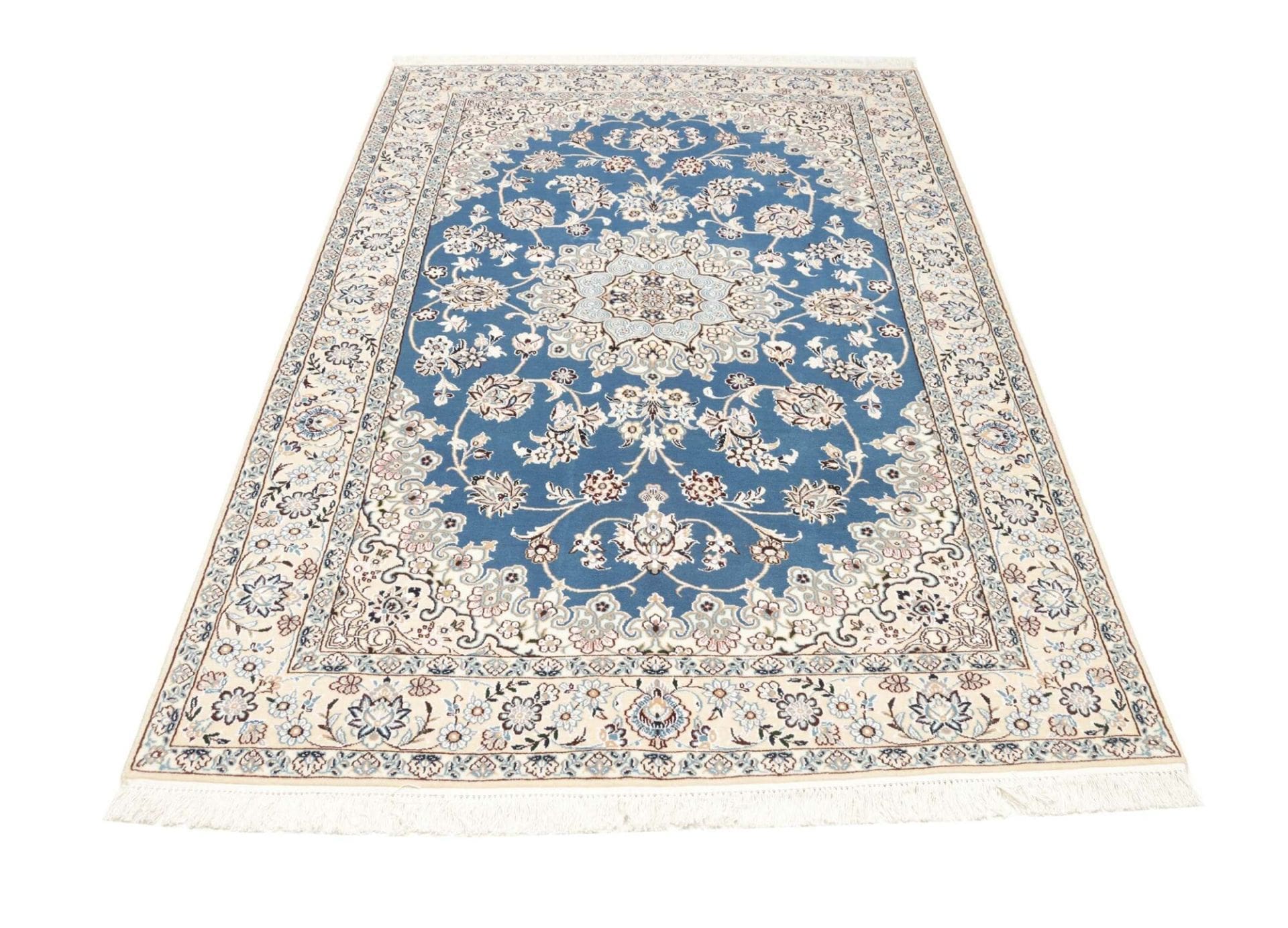 orientteppich-nain-140-x-214cm-handgeknupft-schurwolle-floral-3 Nain Persian Rug 140 × 214 cm, Wool, hand-knotted