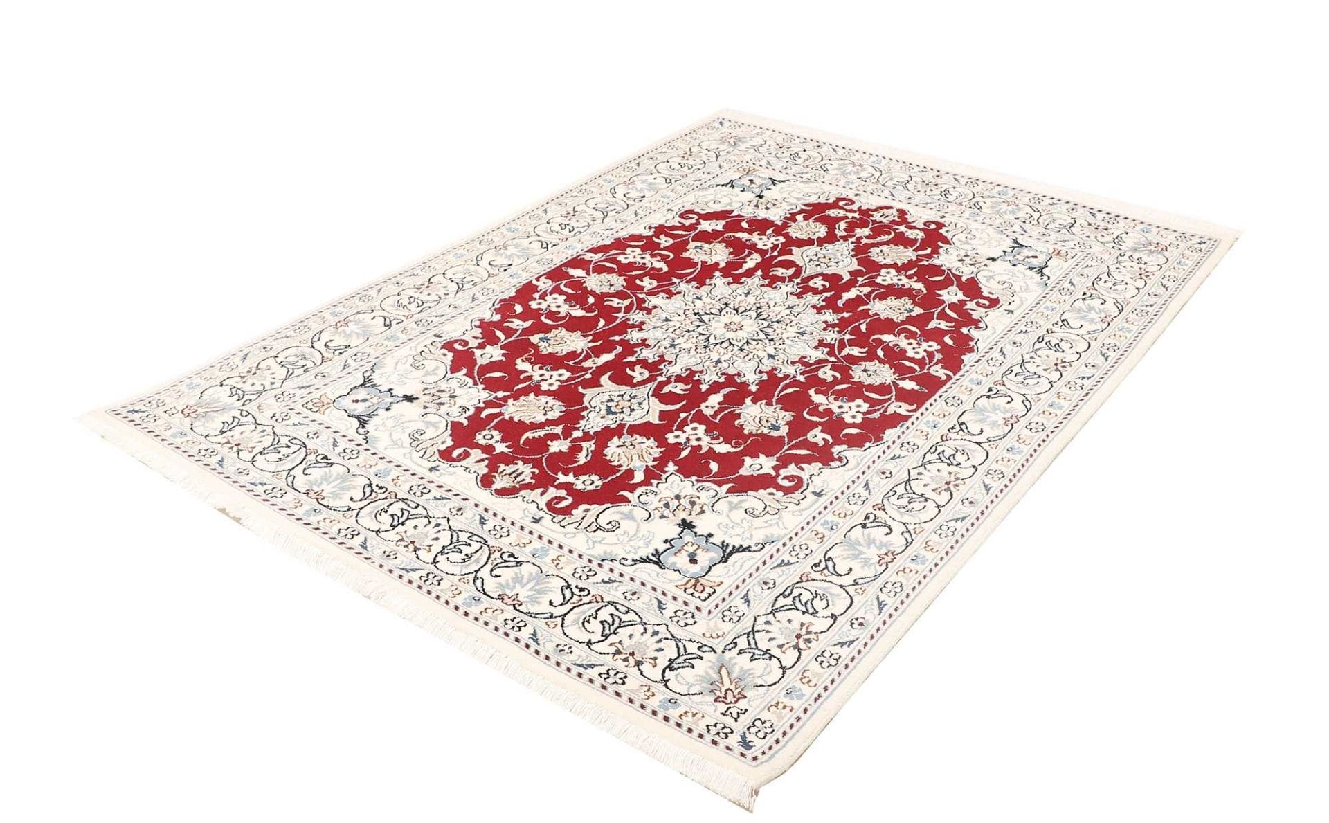 Nain Persian Rug 147 × 198 cm, Wool, hand-knotted