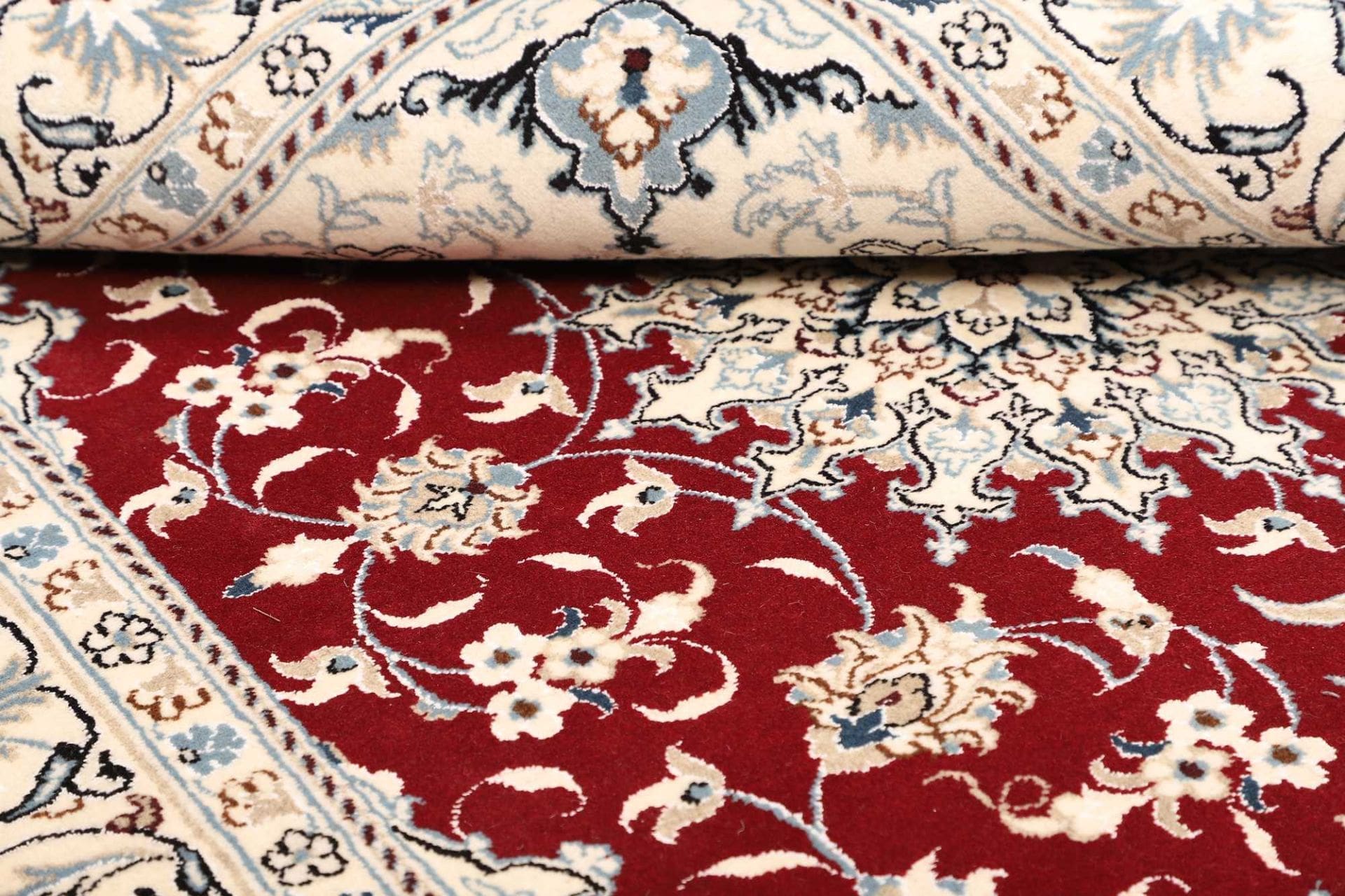 Nain Persian Rug 147 × 198 cm, Wool, hand-knotted