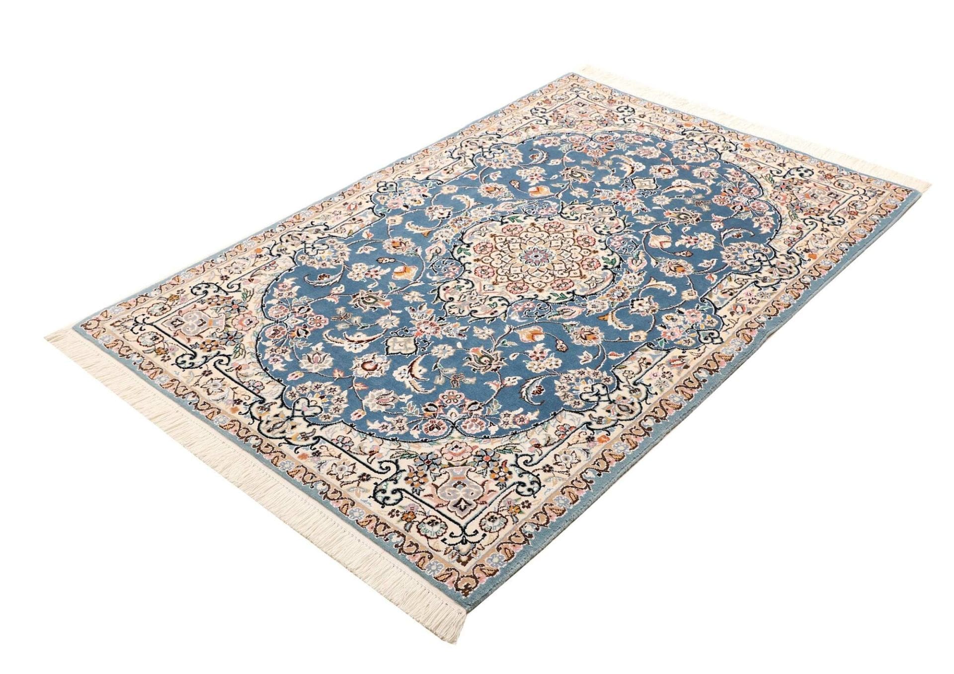 Nain Persian Rug 107 × 156 cm, Wool, hand-knotted