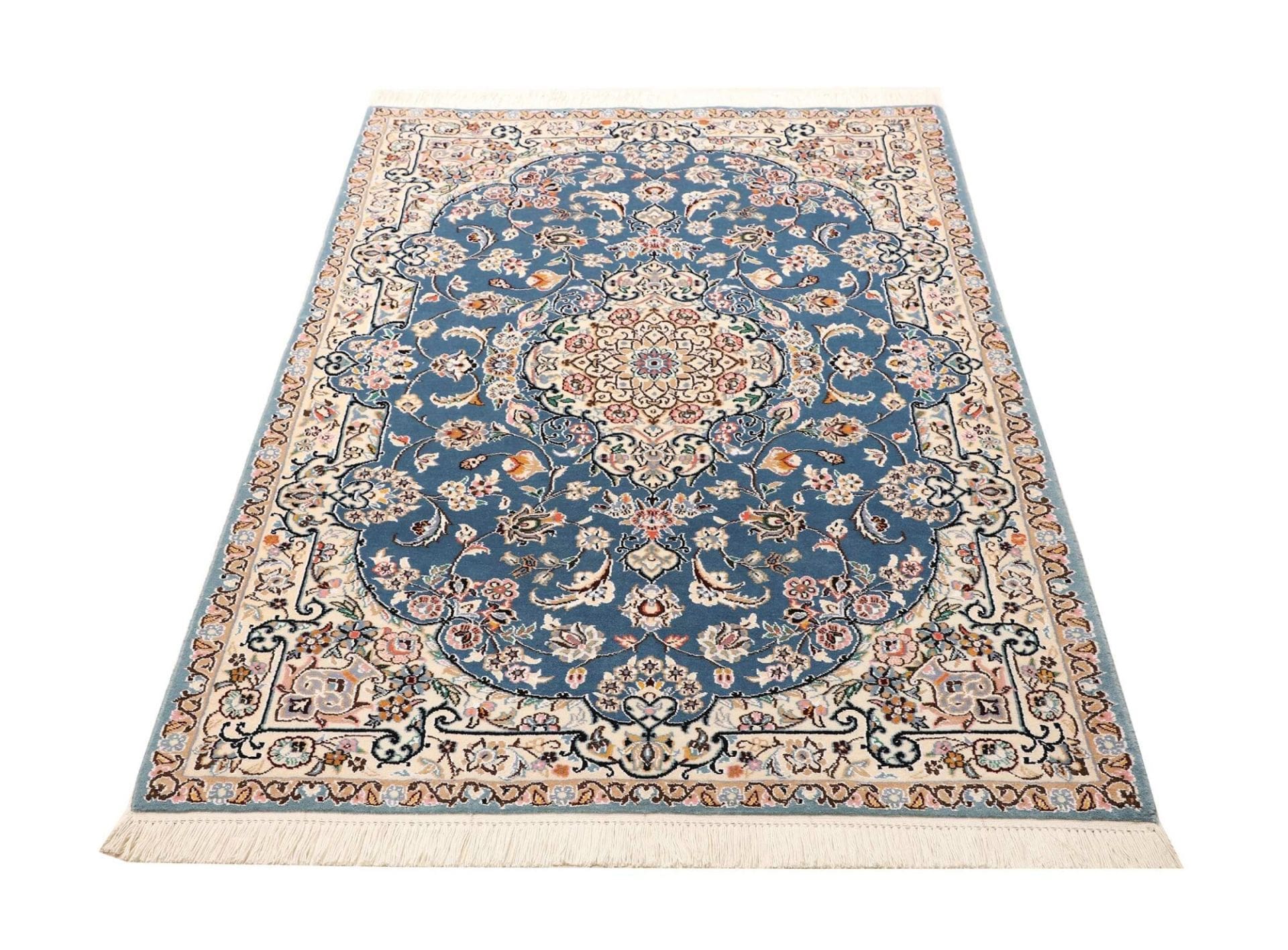 Nain Persian Rug 107 × 156 cm, Wool, hand-knotted