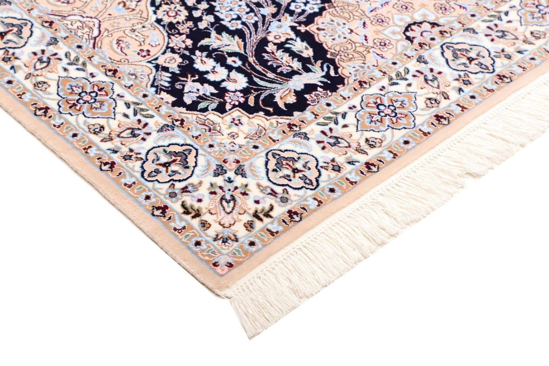 Nain Persian Rug 107 × 158 cm, Wool, hand-knotted