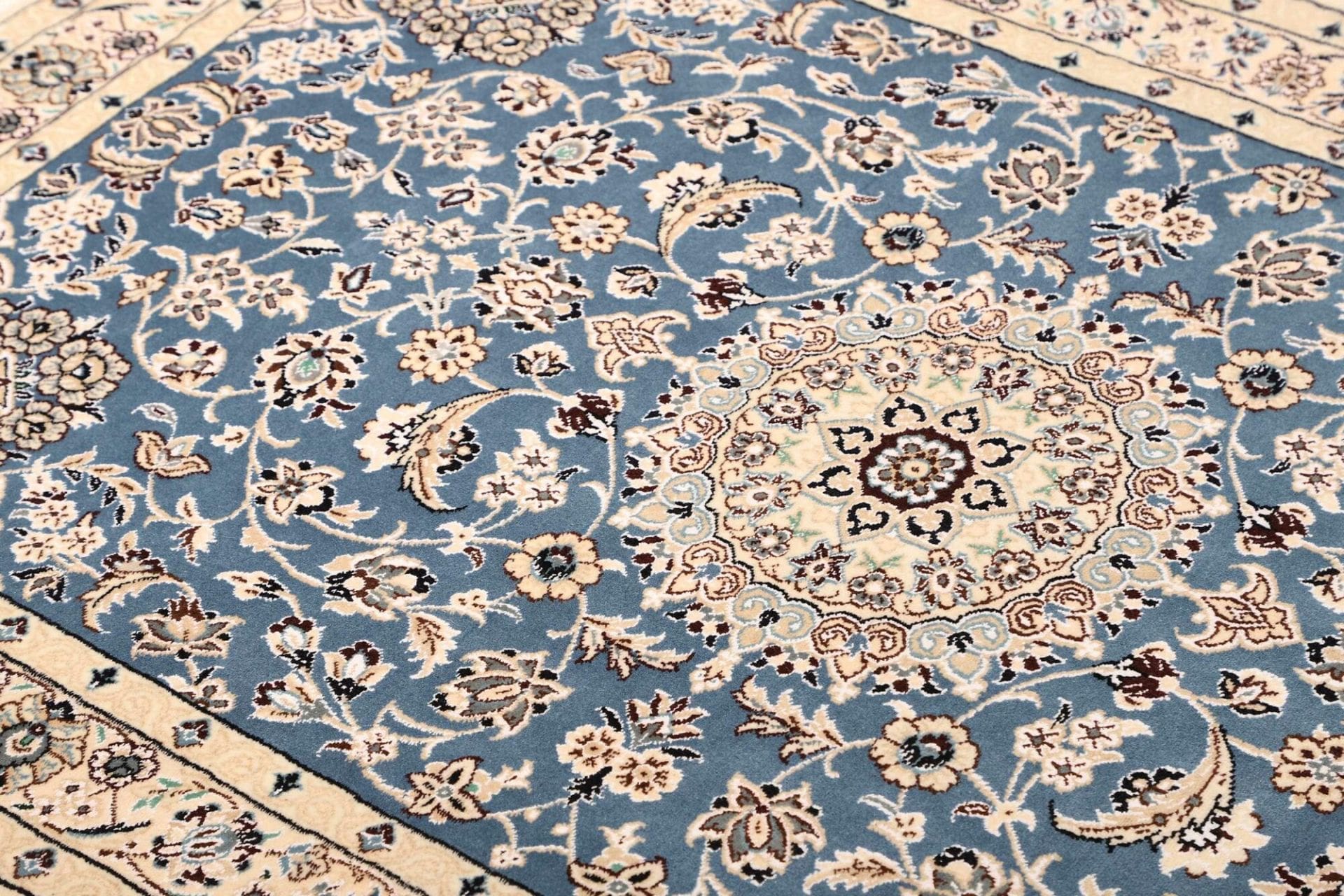 nain-teppich-109-x-153-cm-florales-muster-handgeknupft-6 Nain Persian Rug 109 × 153 cm, Wool, hand-knotted