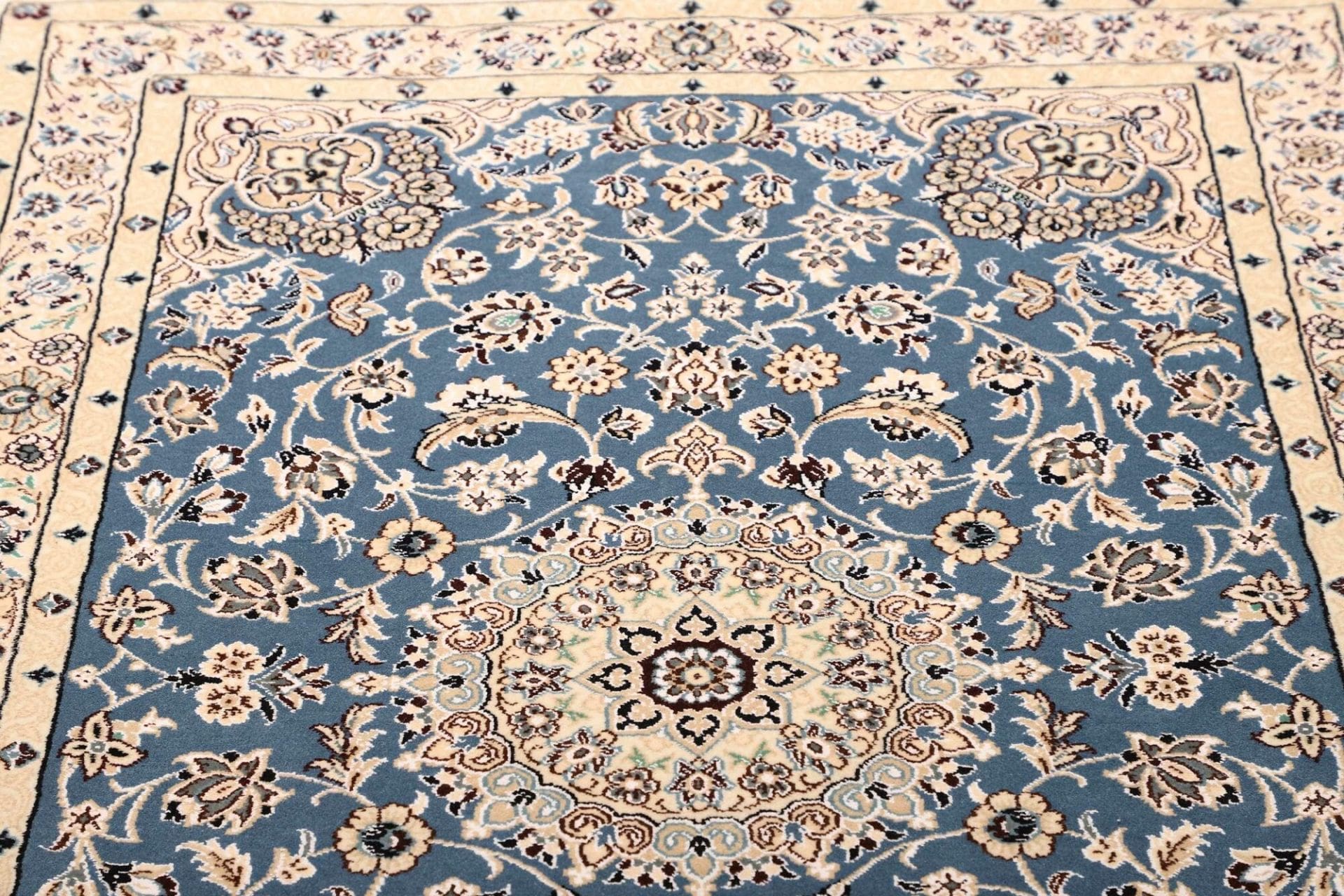 nain-teppich-109-x-153-cm-florales-muster-handgeknupft-7 Nain Persian Rug 109 × 153 cm, Wool, hand-knotted
