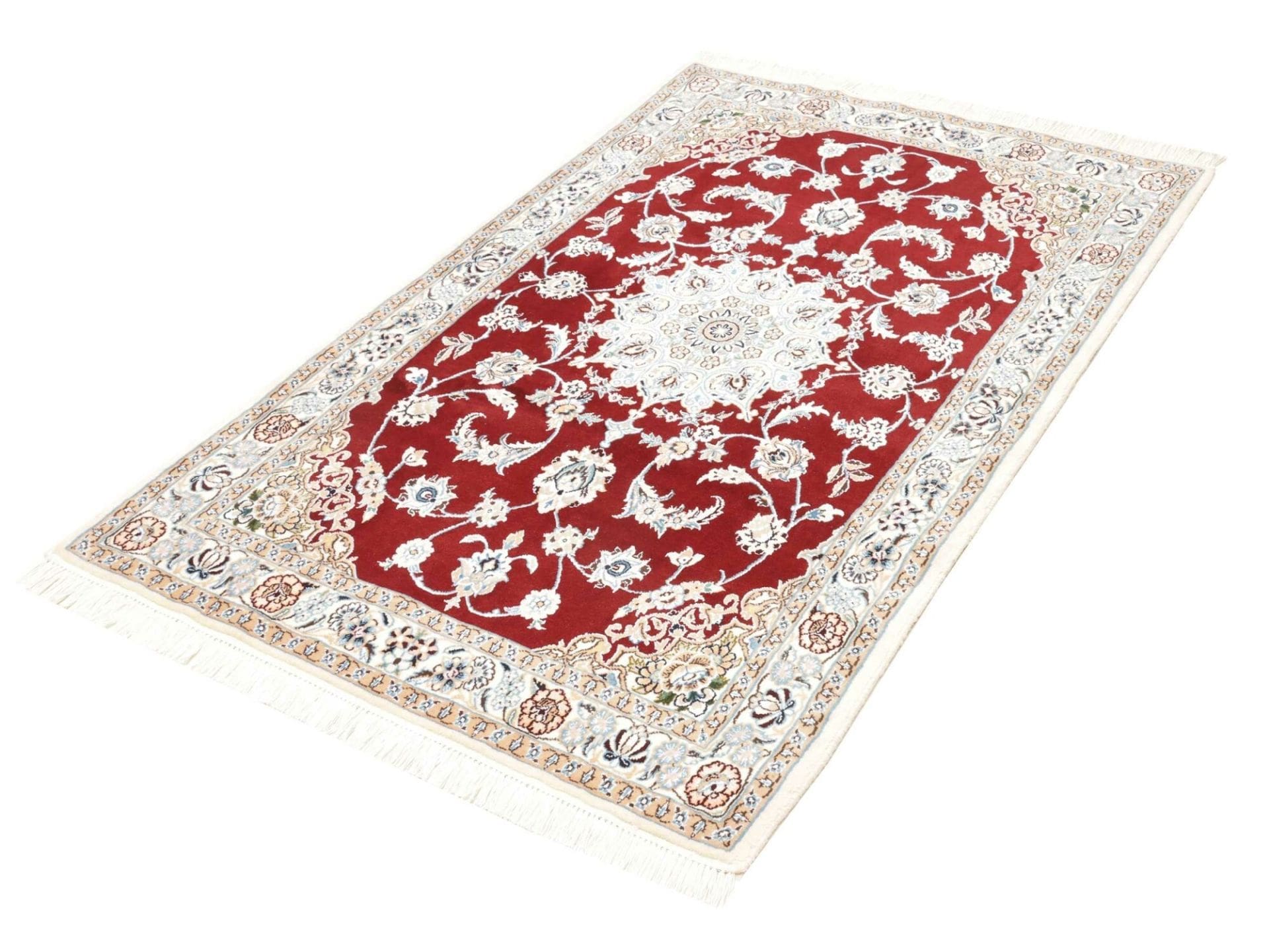 Nain Persian Rug — hand-knotted, 104 × 162 cm, Wool