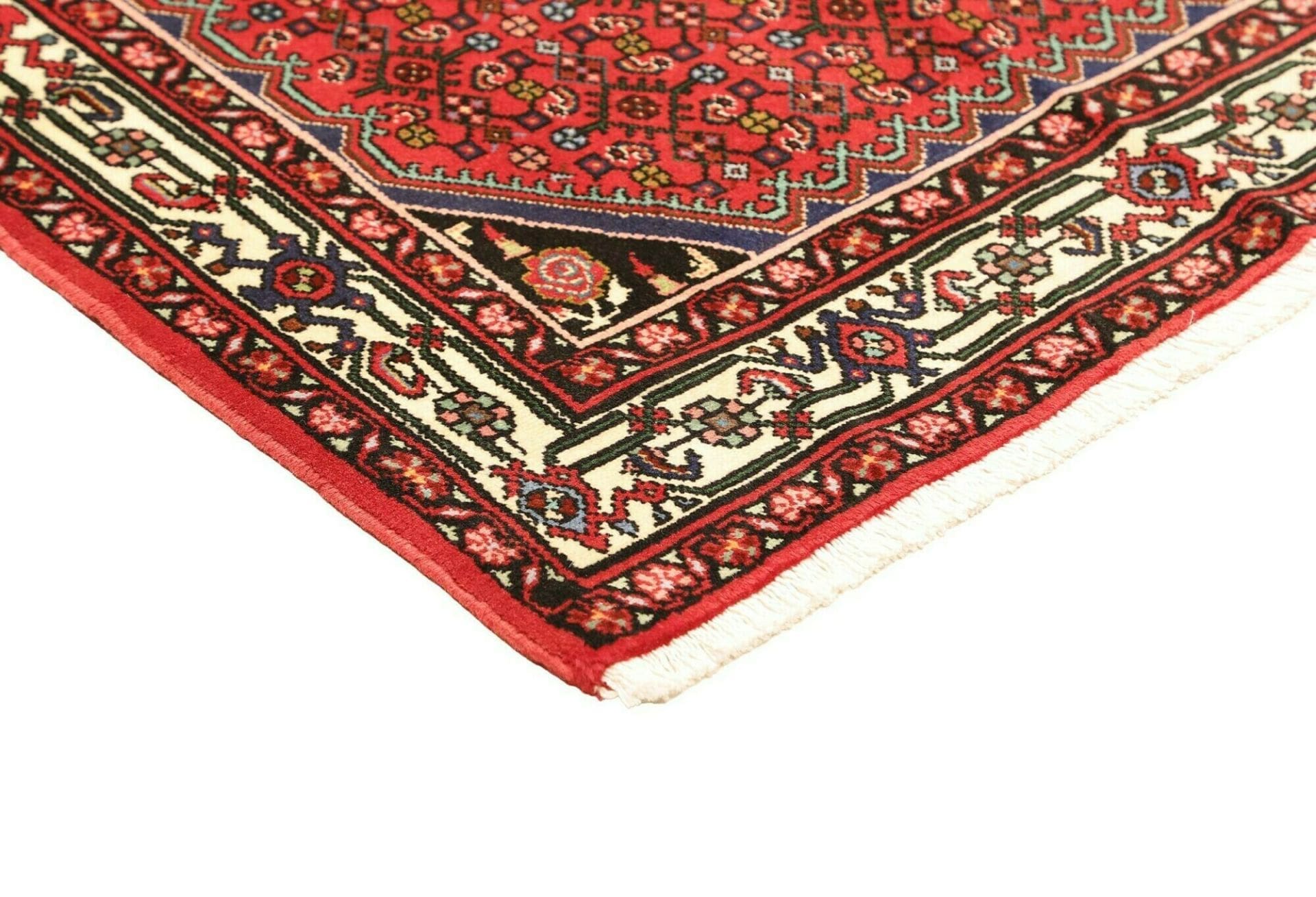 Hamadan Herati Persian Rug 109 × 147 cm, Wool, hand-knotted