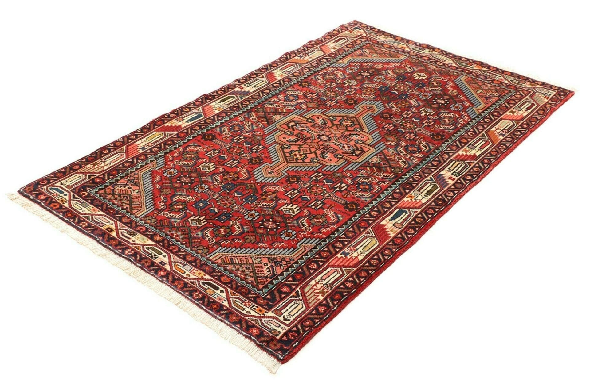 hamadan-teppich-101-x-160-cm-schurwolle-herati-muster-handgeknupft-1 Hamadan Herati Persian Rug 101 × 160 cm, Wool, hand-knotted