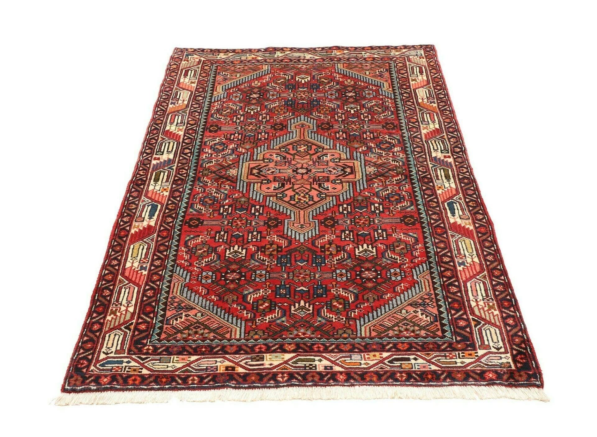 hamadan-teppich-101-x-160-cm-schurwolle-herati-muster-handgeknupft-3 Hamadan Herati Persian Rug 101 × 160 cm, Wool, hand-knotted
