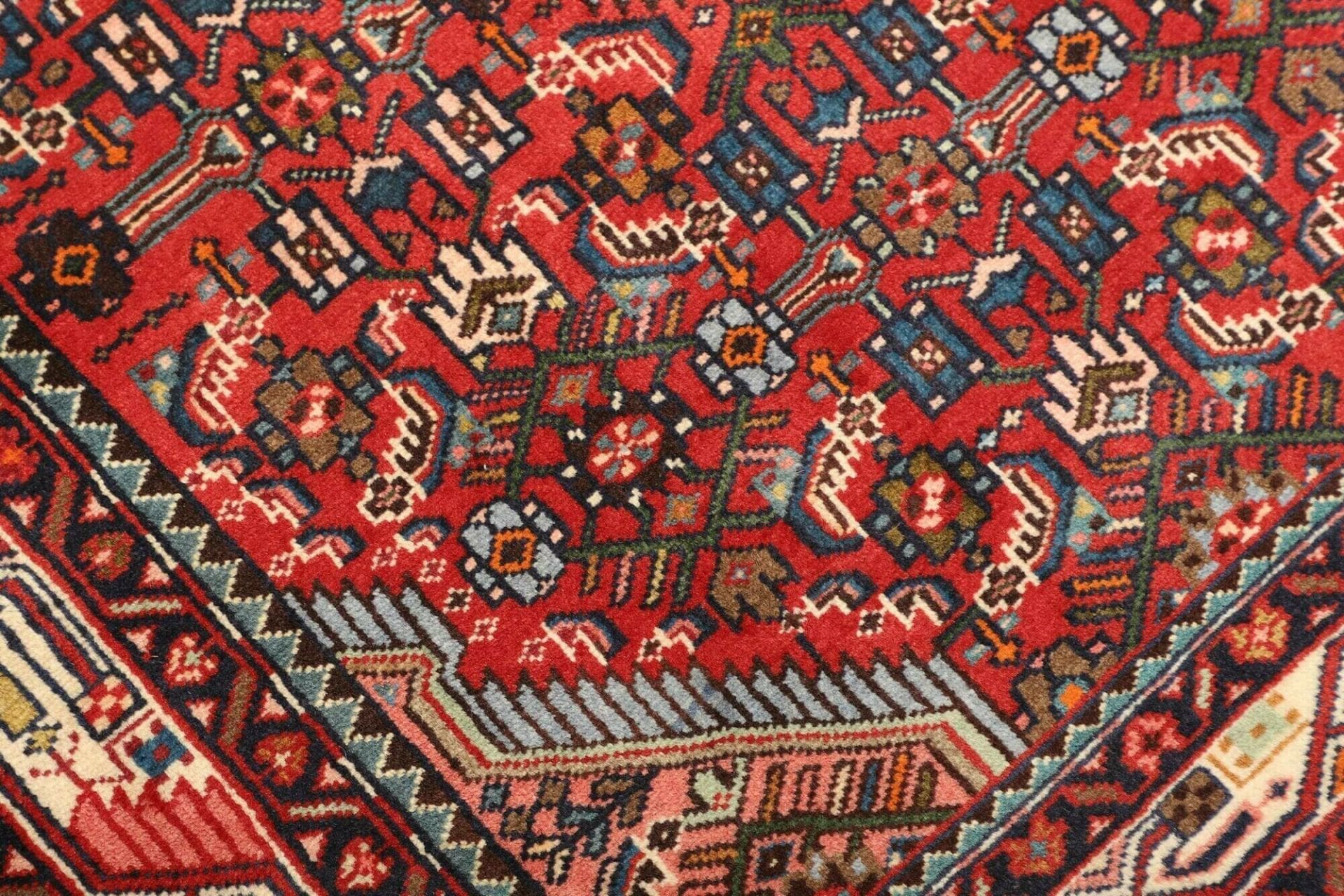 hamadan-teppich-101-x-160-cm-schurwolle-herati-muster-handgeknupft-5 Hamadan Herati Persian Rug 101 × 160 cm, Wool, hand-knotted