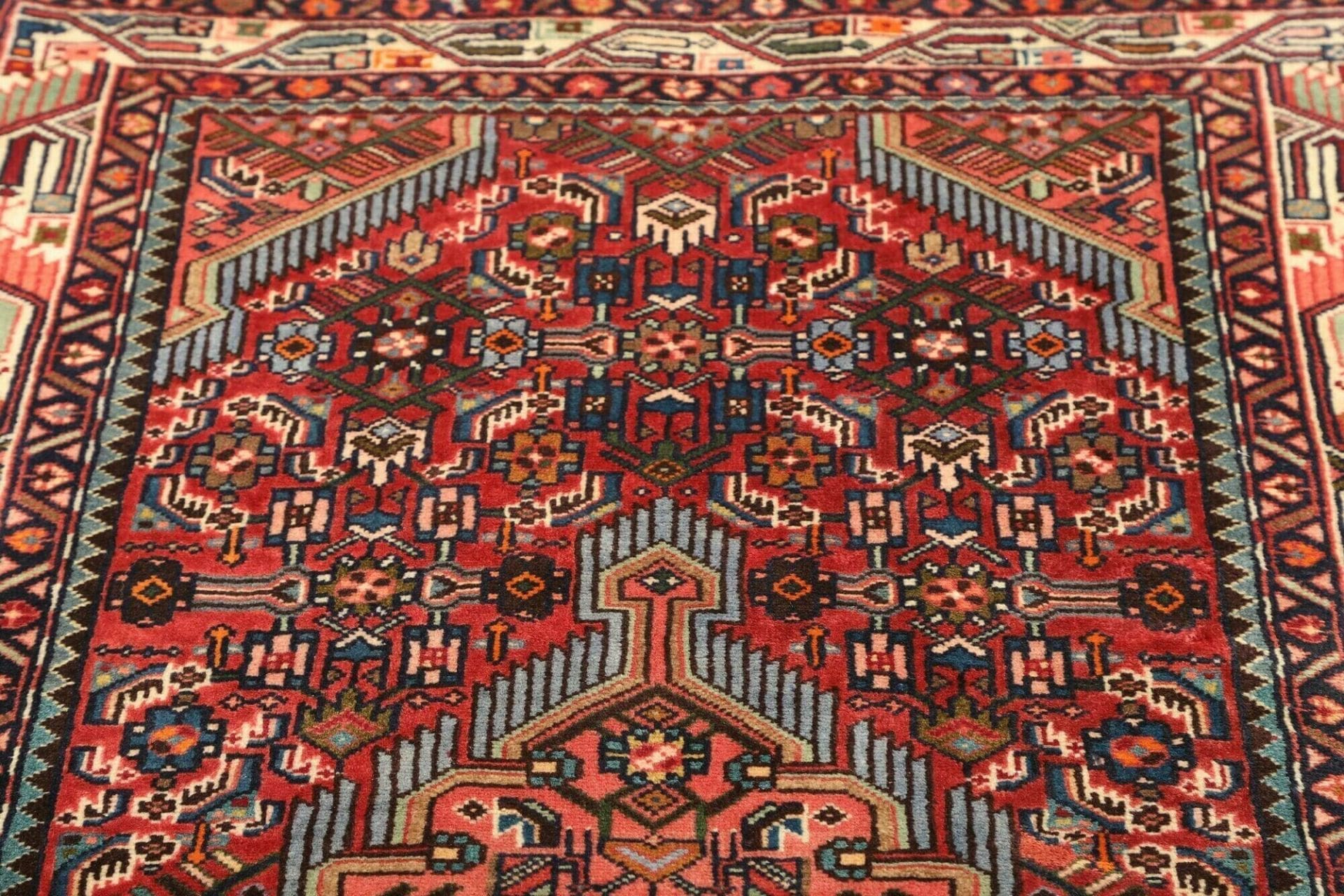 hamadan-teppich-101-x-160-cm-schurwolle-herati-muster-handgeknupft-7 Hamadan Herati Persian Rug 101 × 160 cm, Wool, hand-knotted