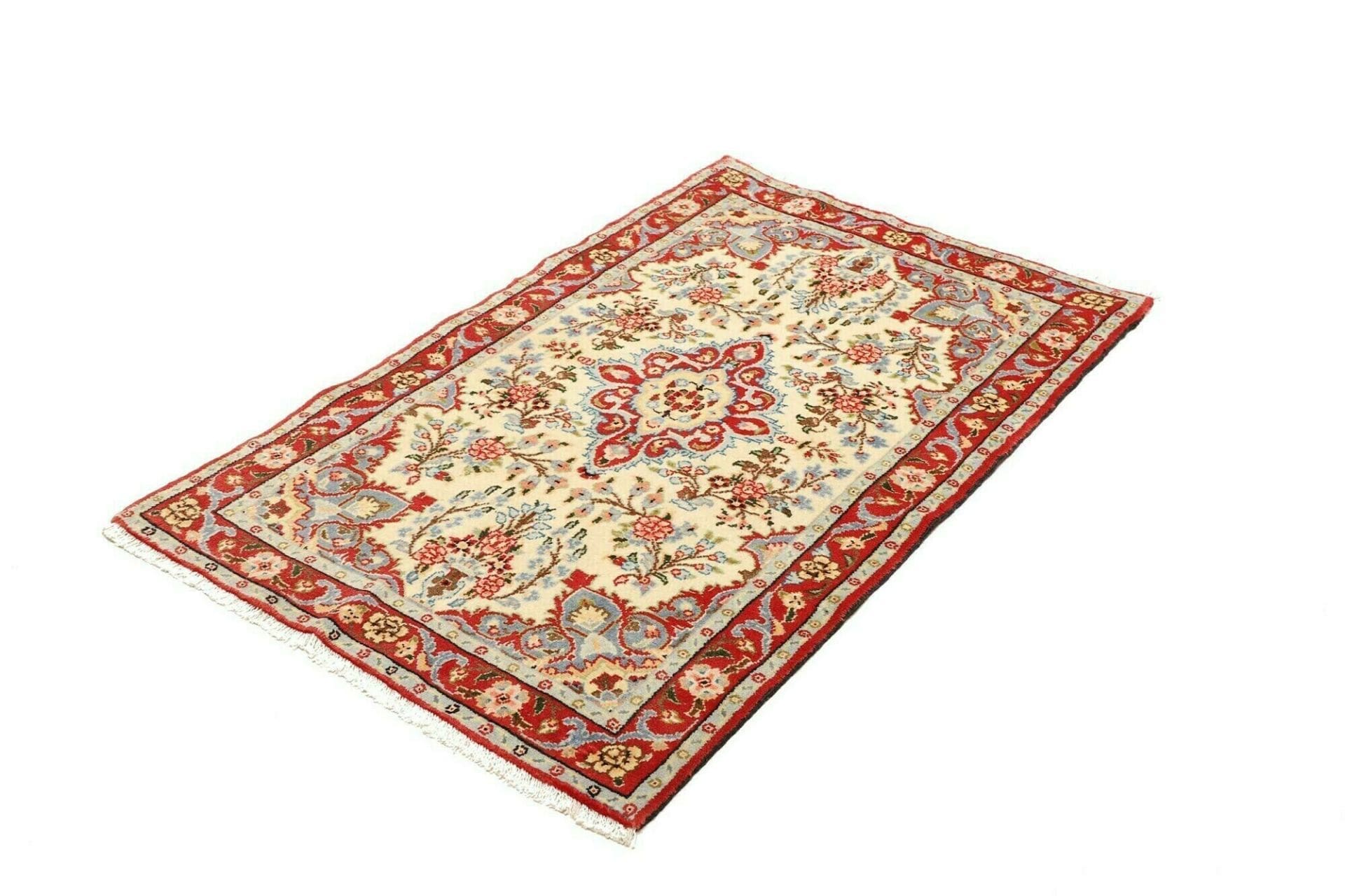 hamadan-teppich-88-x-133-cm-herati-muster-schurwolle-handgeknupft-1 Hand-Knotted Wool Hamadan Herati Persian Rug, 88 × 133 cm