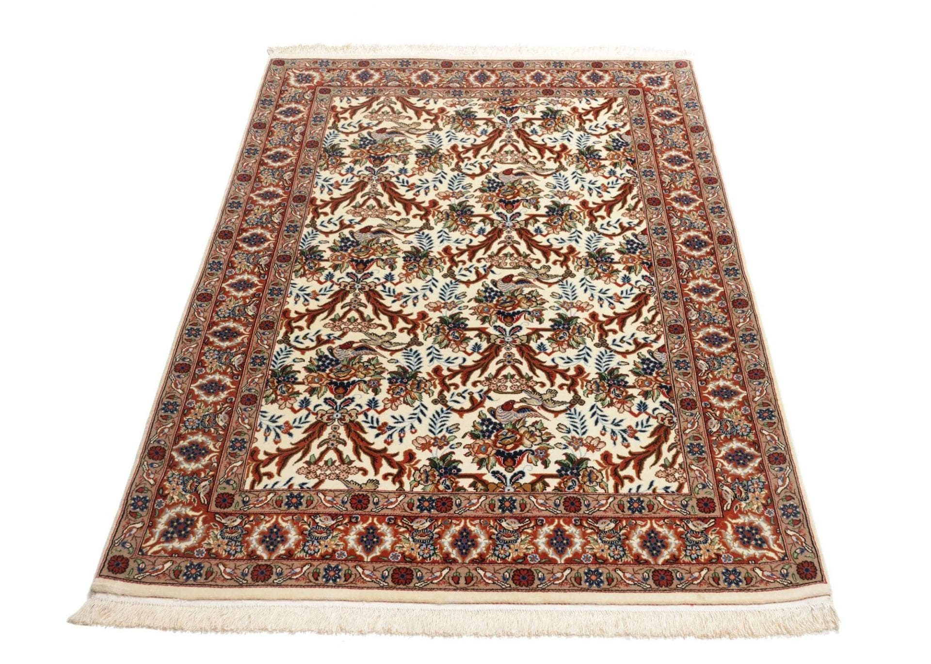 isfahan-teppich-108-x-156cm-handgeknupft-1000000-knoten-3 Hand-Knotted Wool Isfahan Persian Rug, 108 × 156 cm