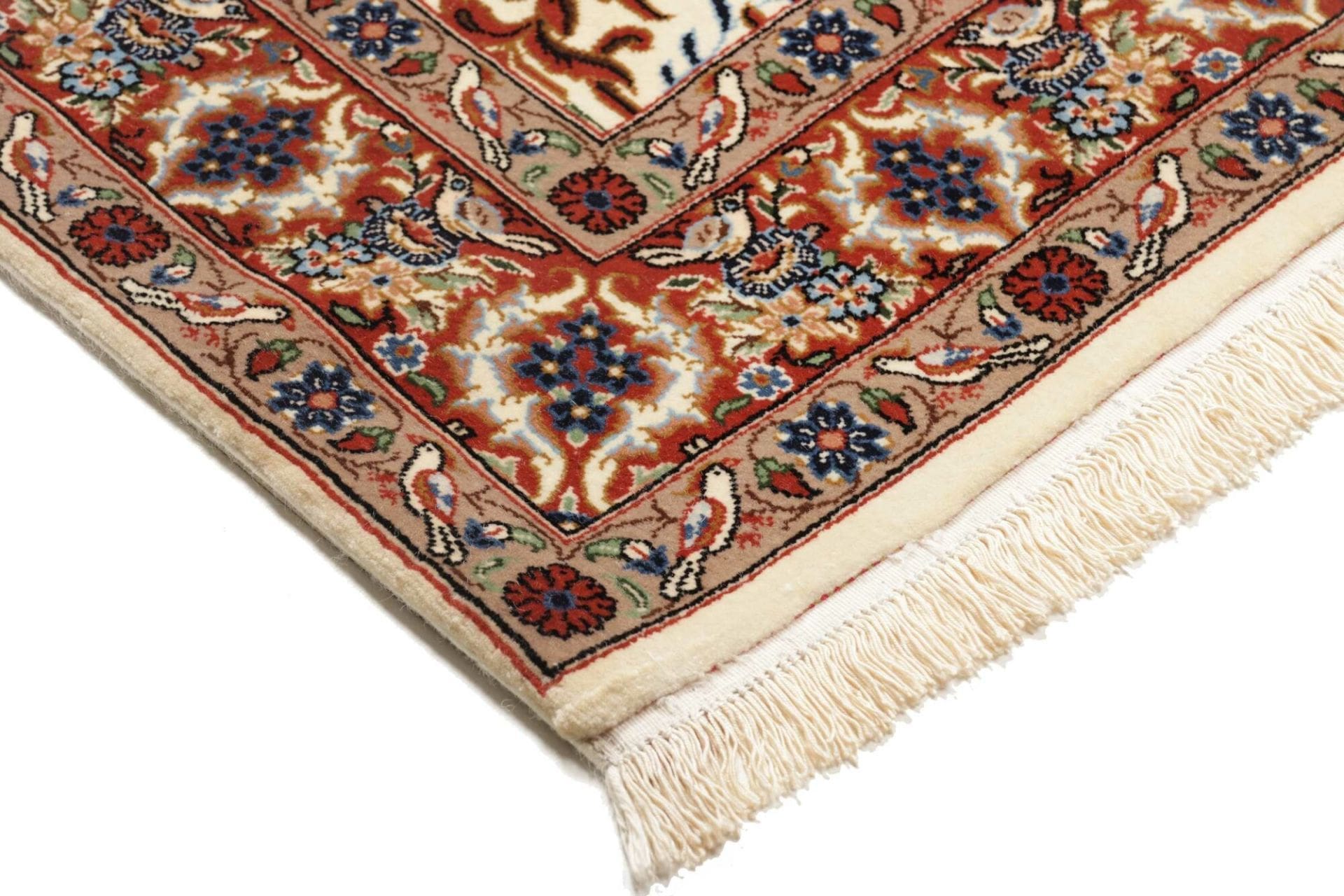 isfahan-teppich-108-x-156cm-handgeknupft-1000000-knoten-4 Hand-Knotted Wool Isfahan Persian Rug, 108 × 156 cm