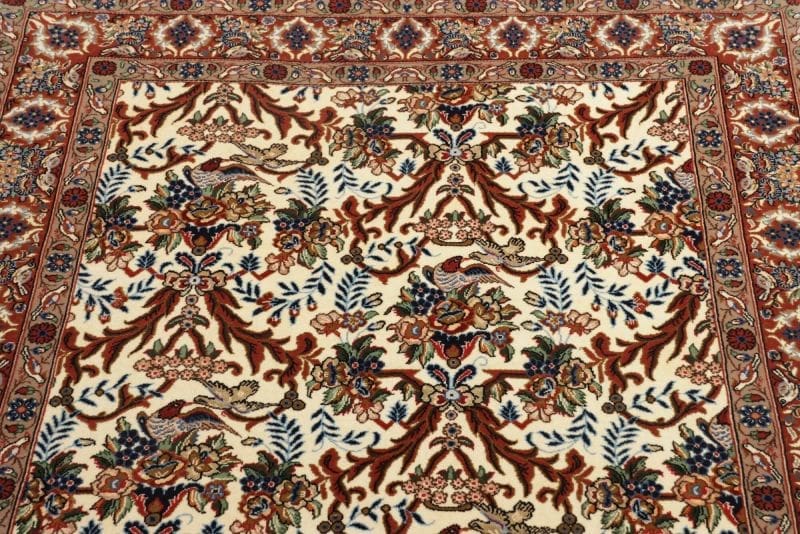 isfahan-teppich-108-x-156cm-handgeknupft-1000000-knoten-8 Hand-Knotted Wool Isfahan Persian Rug, 108 × 156 cm