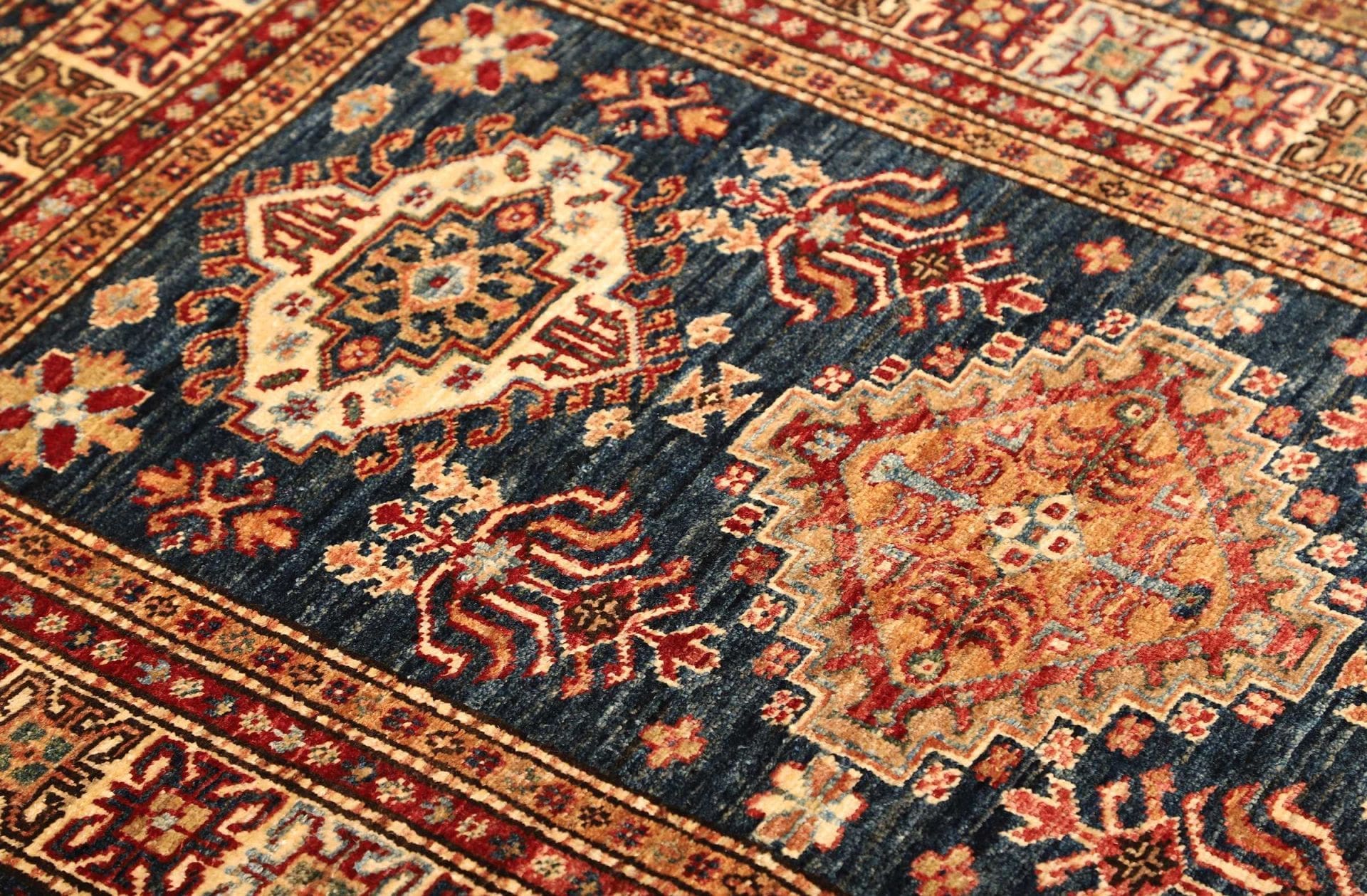 Kazak Pakistani Rug 101 × 147 cm, Wool, hand-knotted