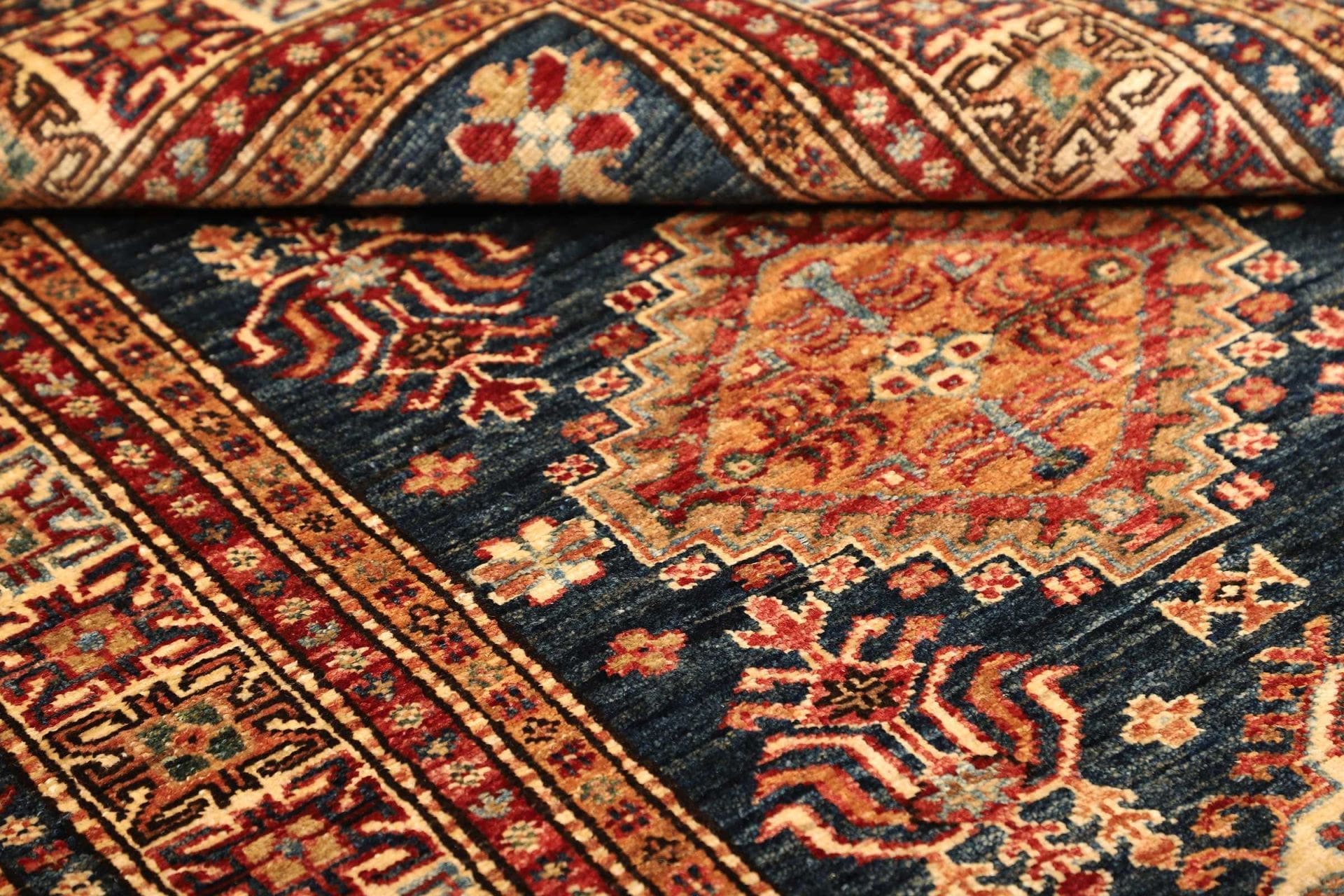 Kazak Pakistani Rug 101 × 147 cm, Wool, hand-knotted