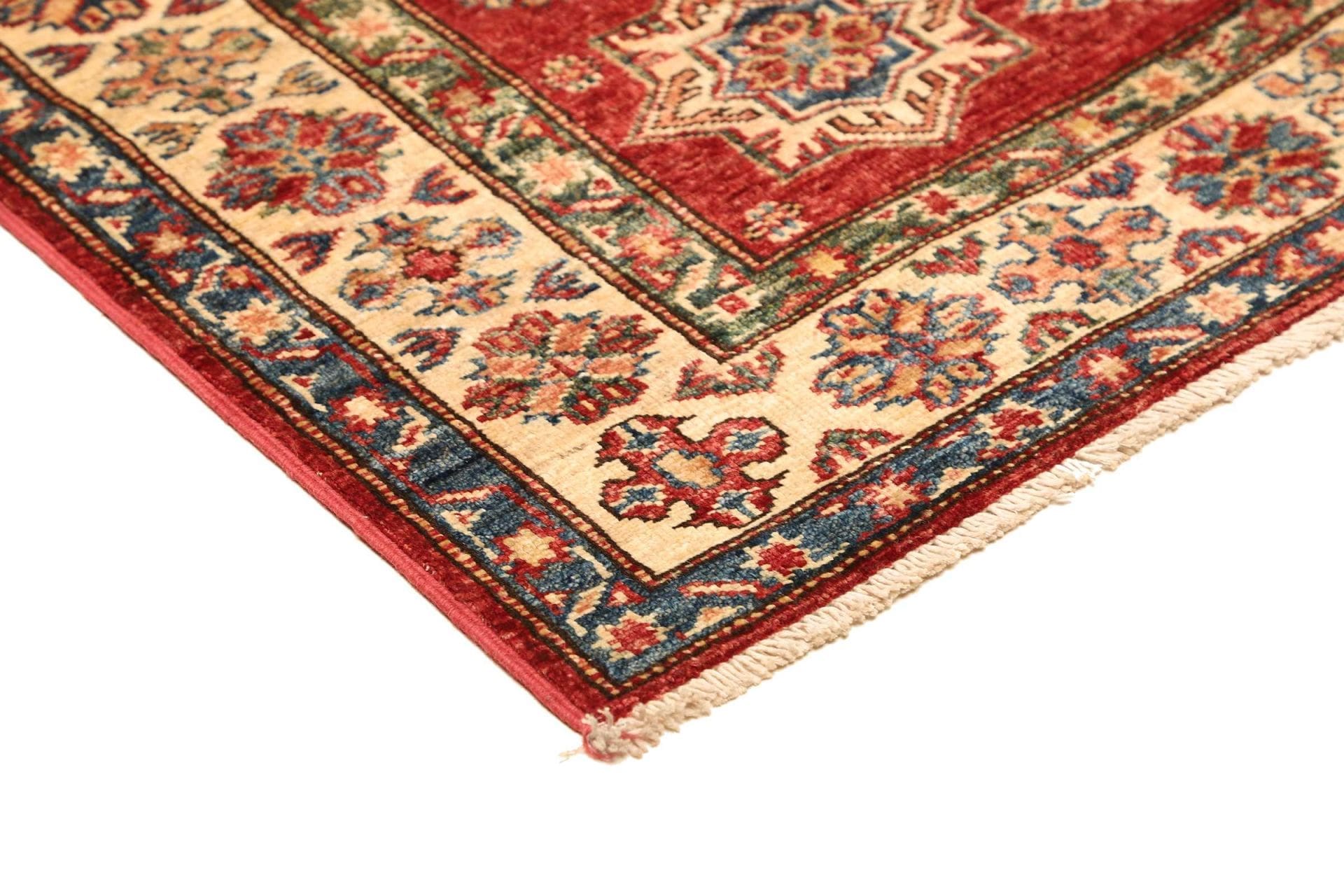 Kazak Pakistani Rug — hand-knotted, 103 × 140 cm, Wool