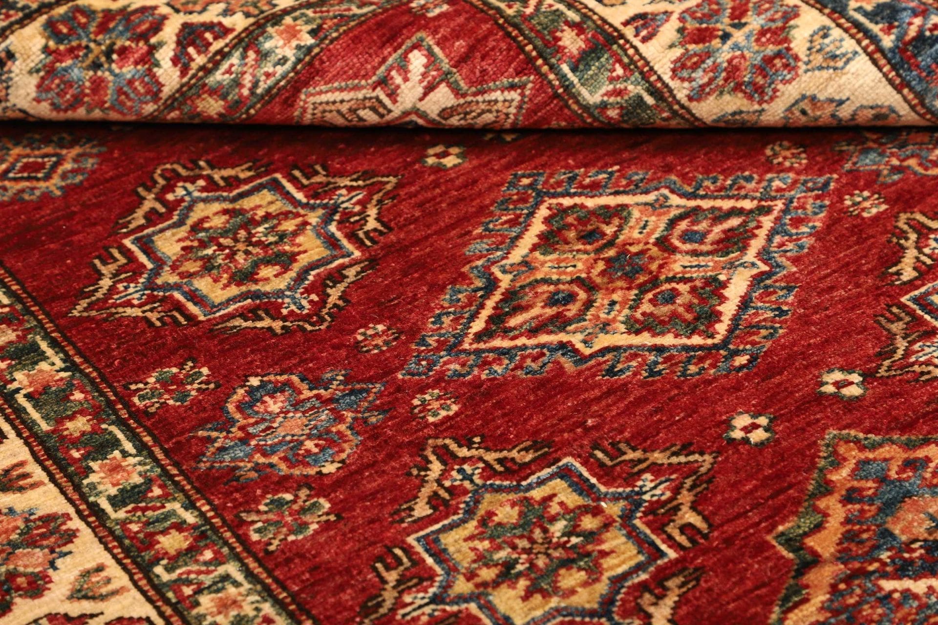 Kazak Pakistani Rug — hand-knotted, 103 × 140 cm, Wool