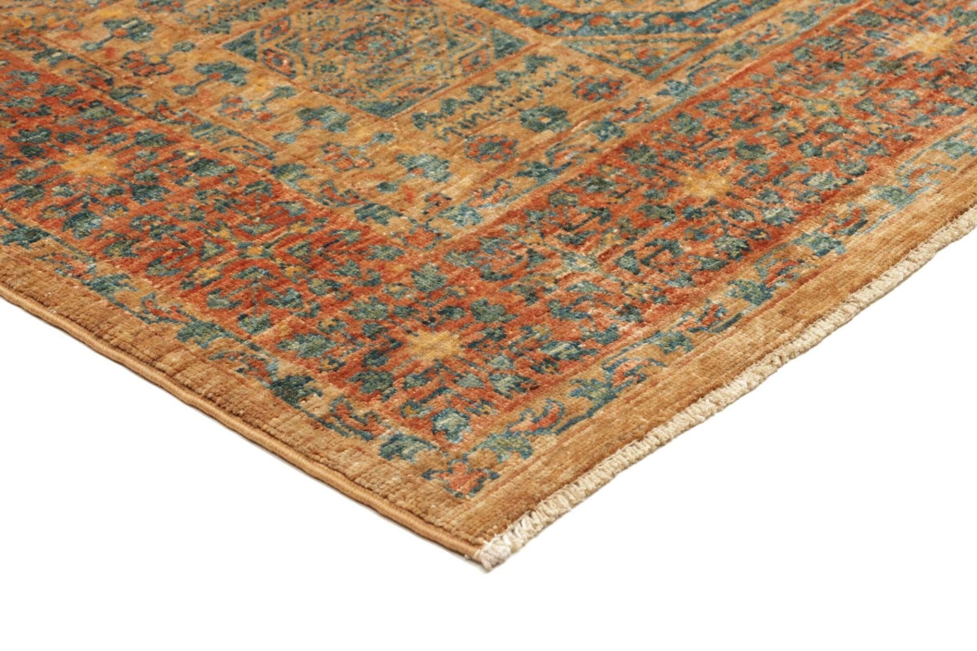 Hand-Knotted Wool Mamluk Pakistani Rug, 103 × 158 cm
