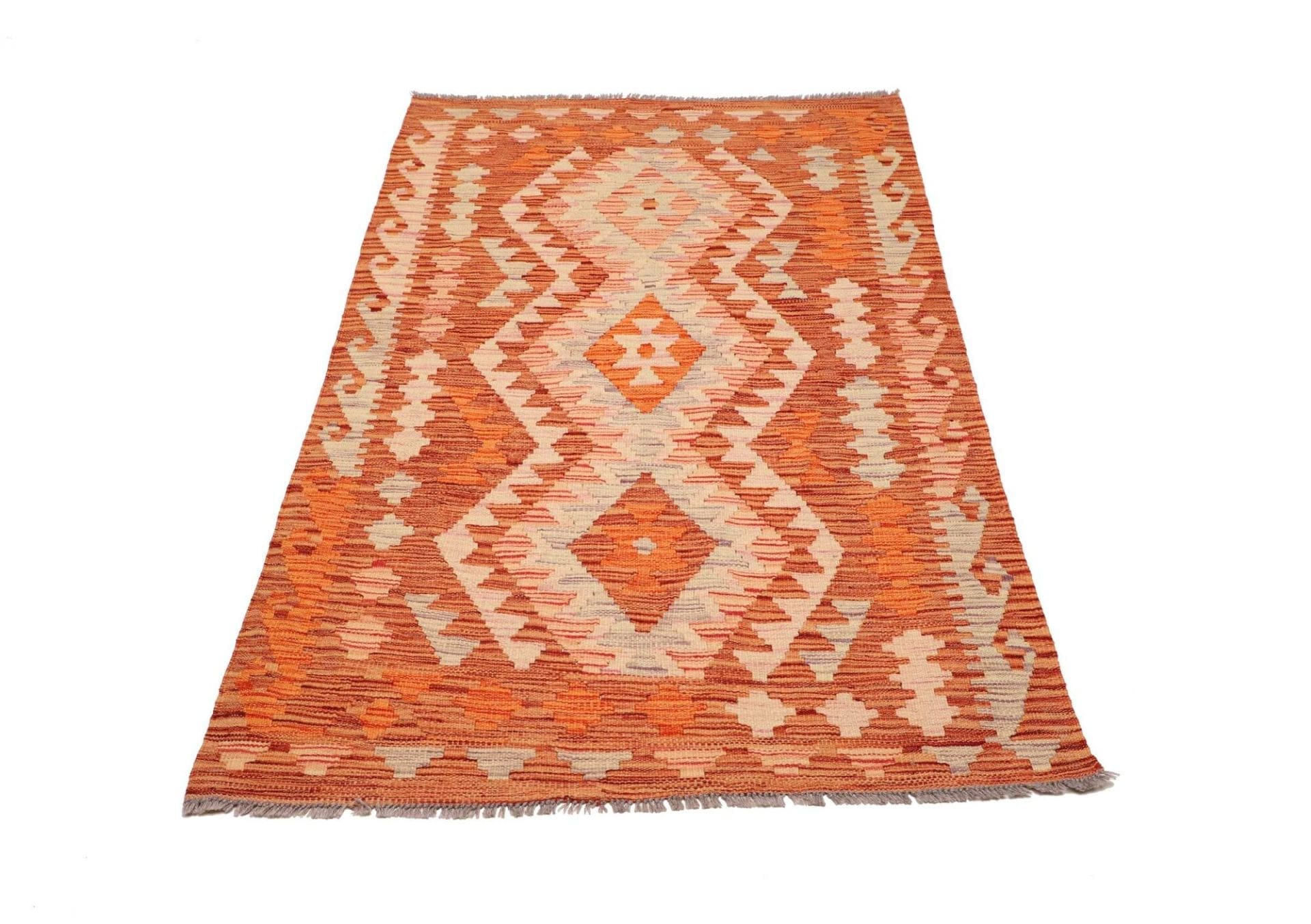 kelim-teppich-100-x-156cm-aus-schurwolle-handgewebt-rustikal-1 Hand-Woven Wool Kilim Pakistani Rug, 100 × 156 cm