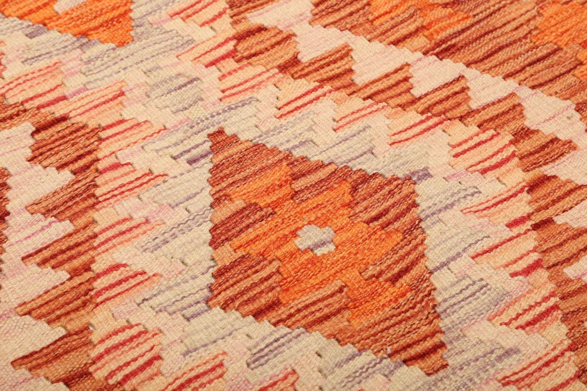 kelim-teppich-100-x-156cm-aus-schurwolle-handgewebt-rustikal-3 Hand-Woven Wool Kilim Pakistani Rug, 100 × 156 cm