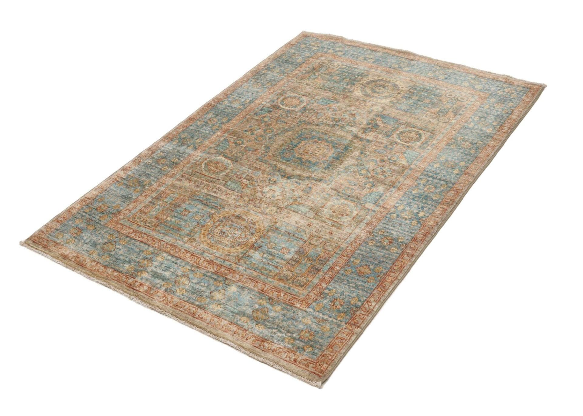 Mamluk Pakistani Rug — hand-knotted, 102 × 153 cm, Wool