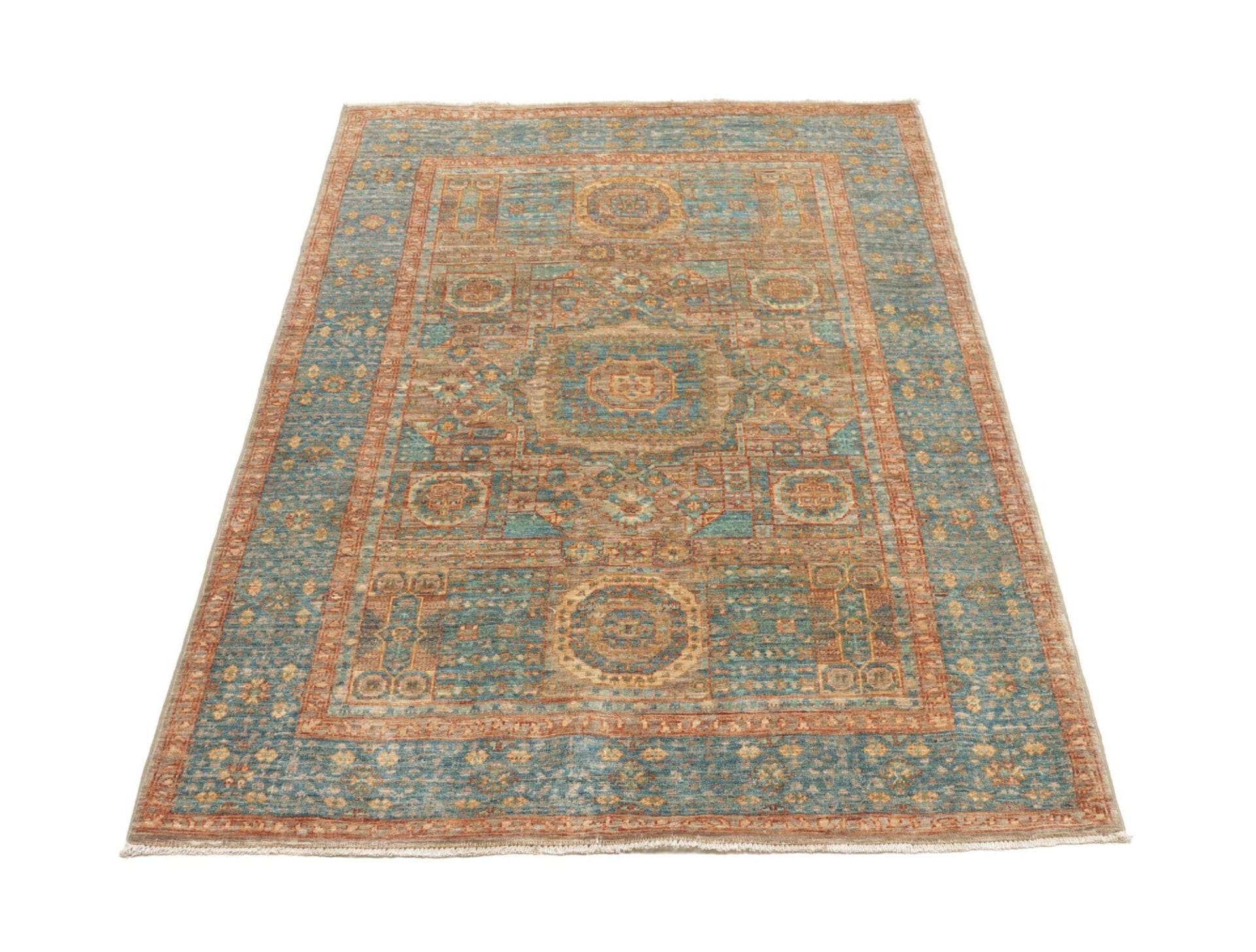 Mamluk Pakistani Rug — hand-knotted, 102 × 153 cm, Wool