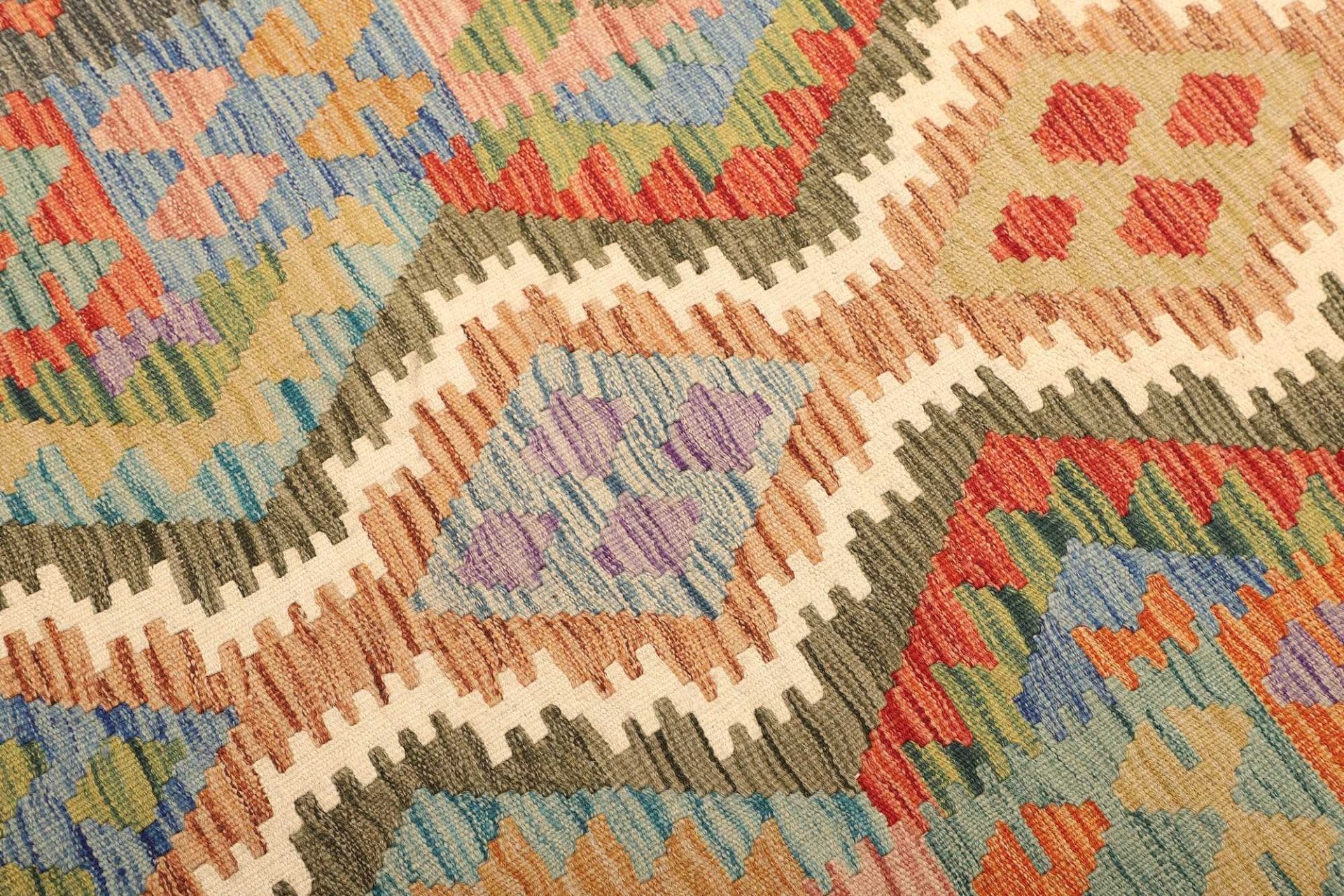 kelim-teppich-107-x-153-cm-aus-schurwolle-handgewebt-rustikal-3 Kilim Pakistani Rug 107 × 153 cm, Wool, hand-woven