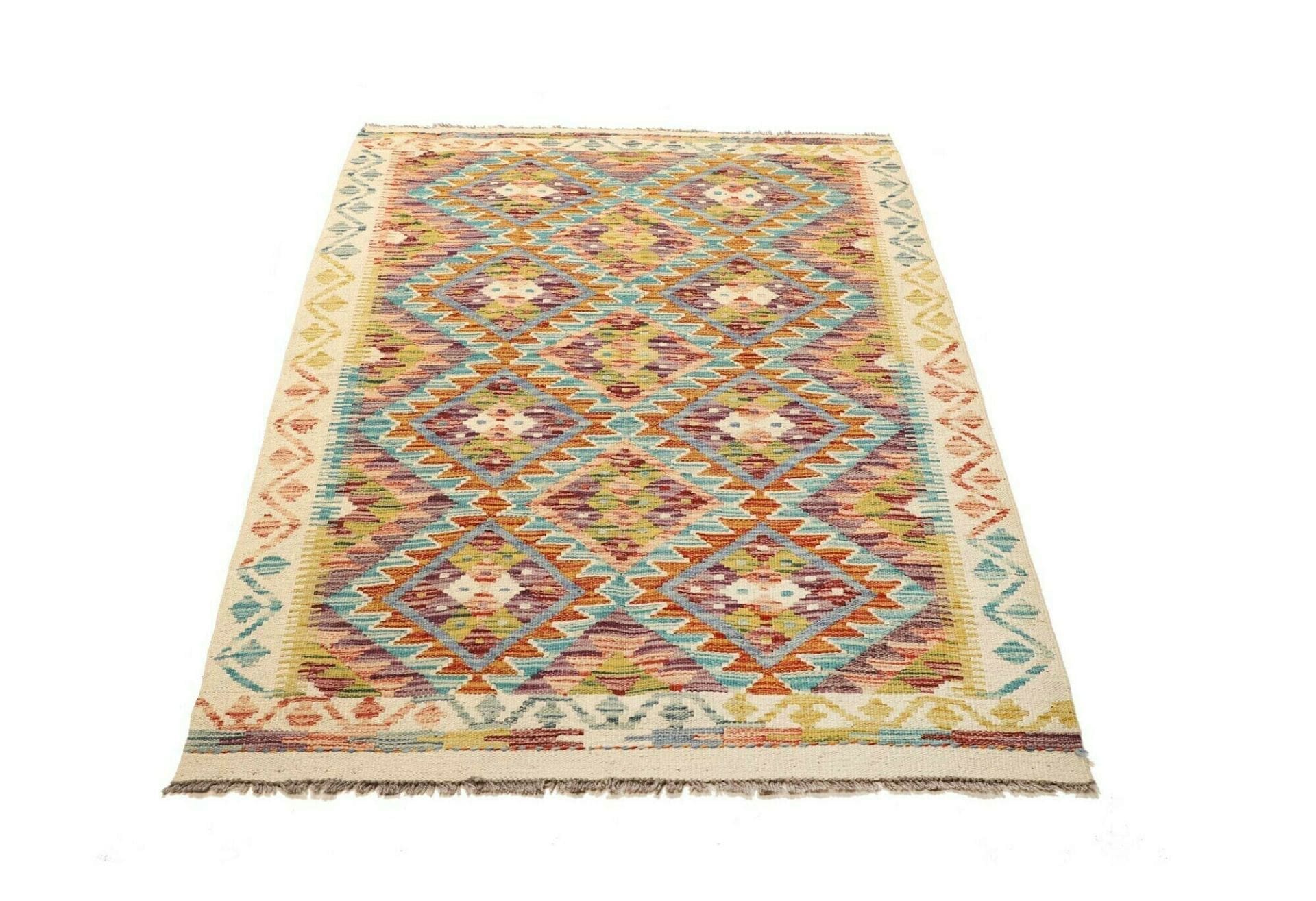 Kilim Pakistani Rug — hand-woven, 106 × 155 cm, Wool