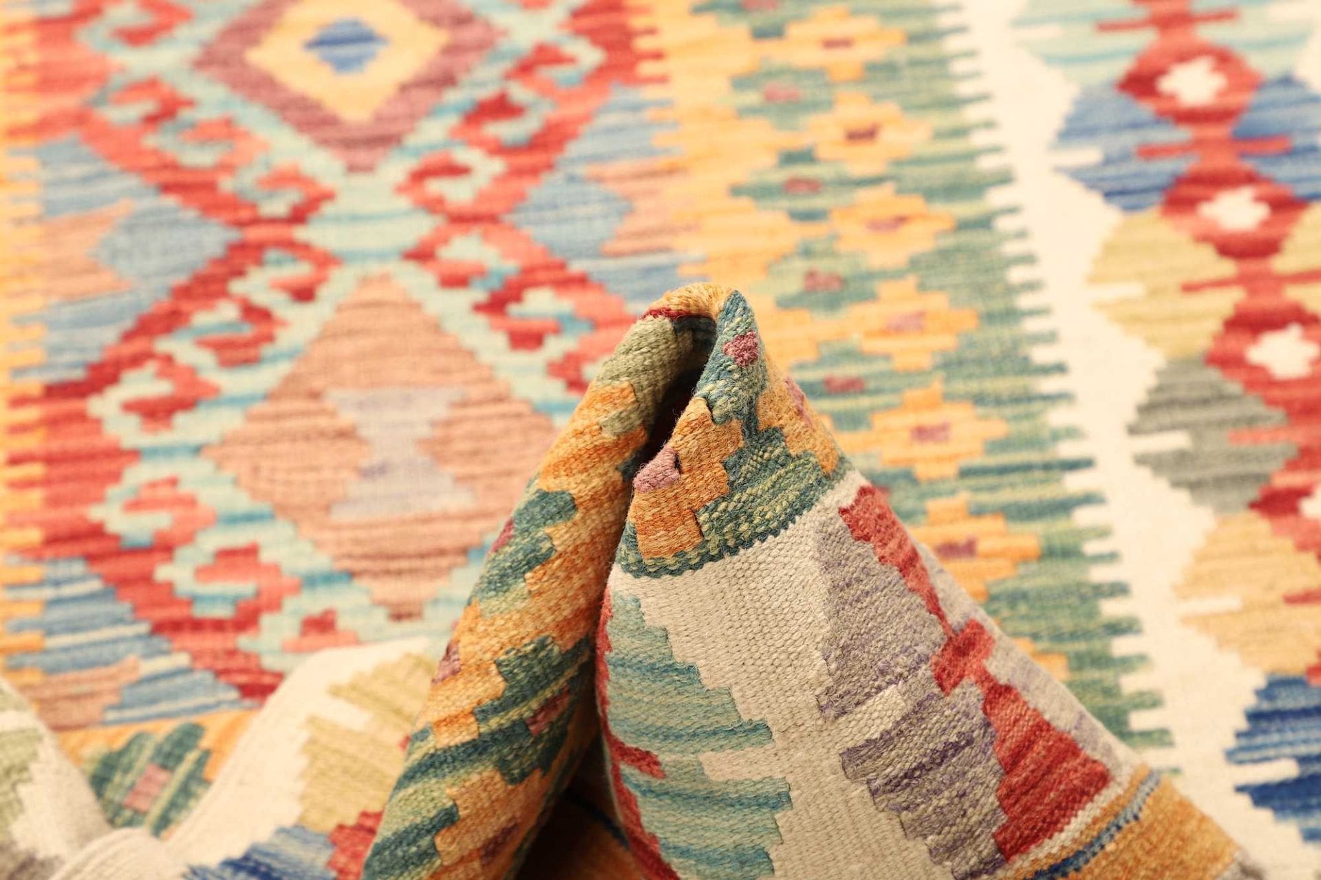 Kilim Pakistani Rug 101 × 162 cm, Wool, hand-woven