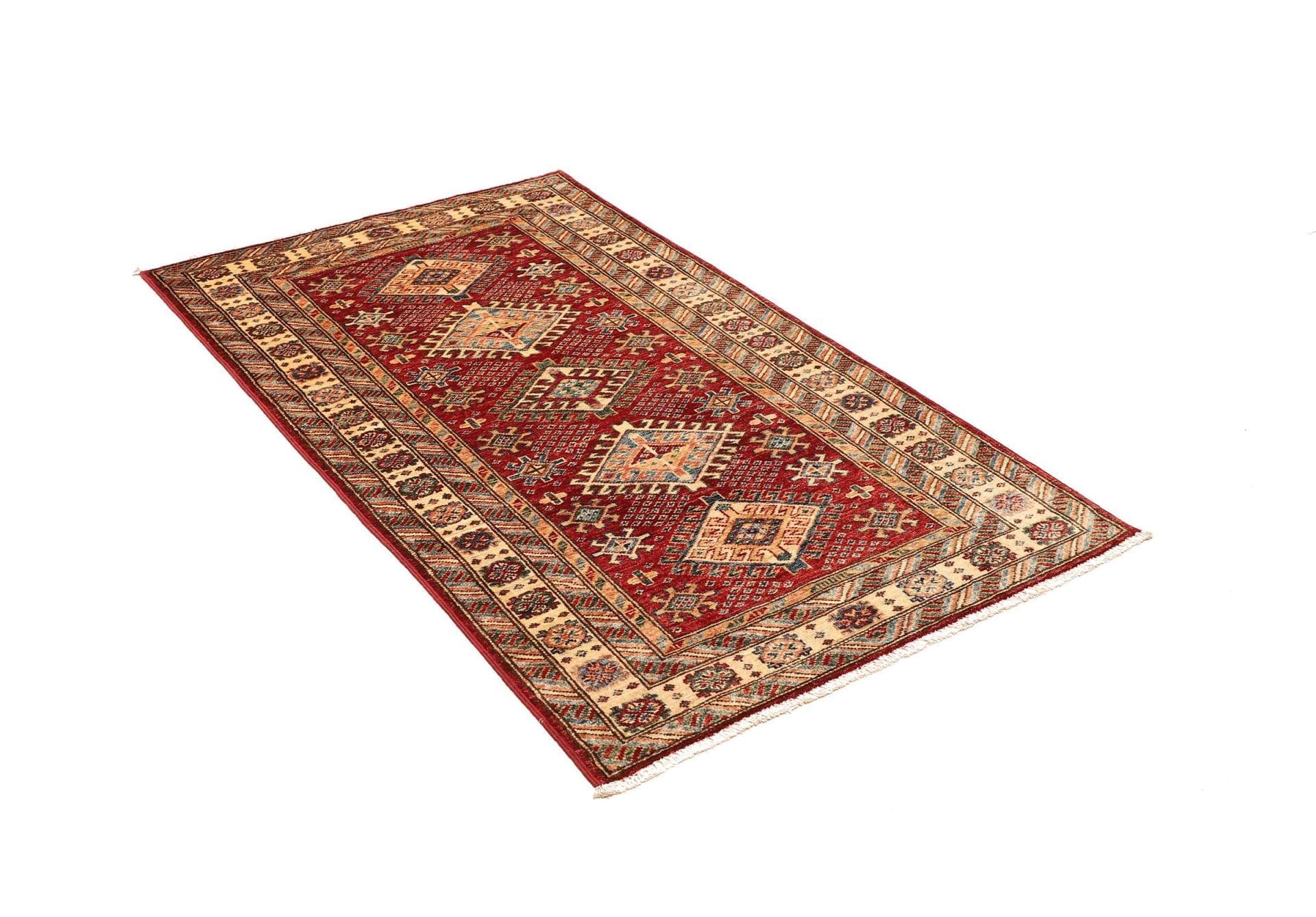 Kazak Pakistani Rug — hand-knotted, 97 × 151 cm, Wool