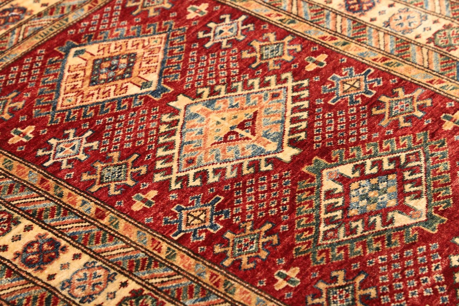 Kazak Pakistani Rug — hand-knotted, 97 × 151 cm, Wool