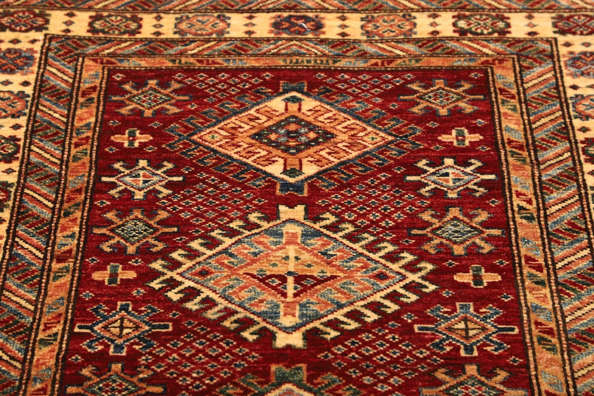 Kazak Pakistani Rug — hand-knotted, 97 × 151 cm, Wool