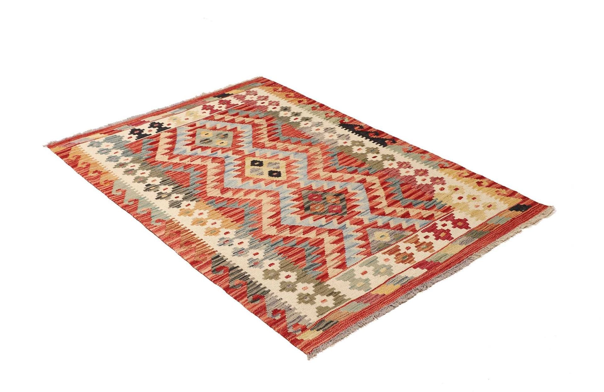 Kilim Pakistani Rug 104 × 147 cm, Wool, hand-woven