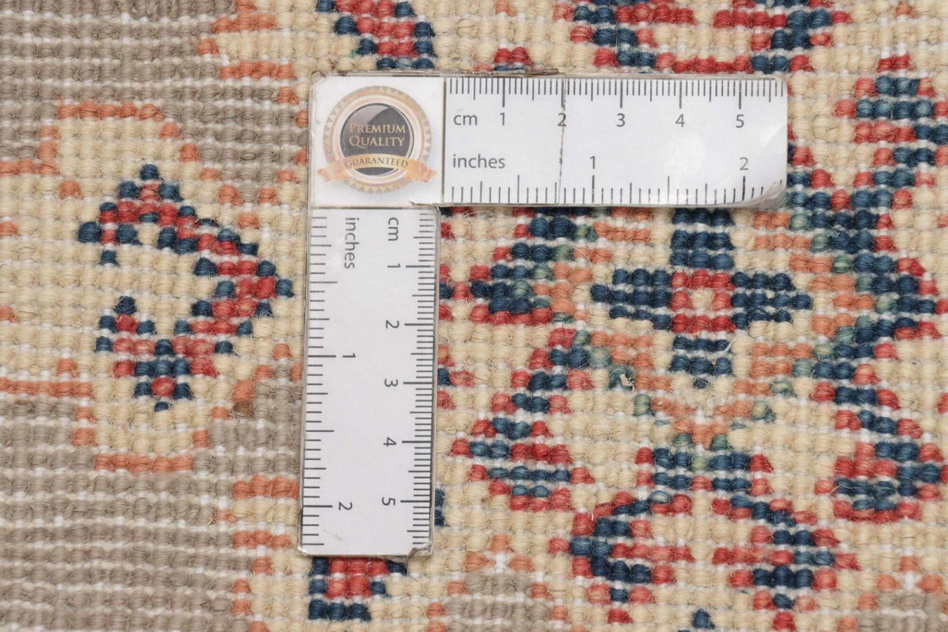 Hand-Knotted Wool Kazak Pakistani Rug, 63 × 96 cm