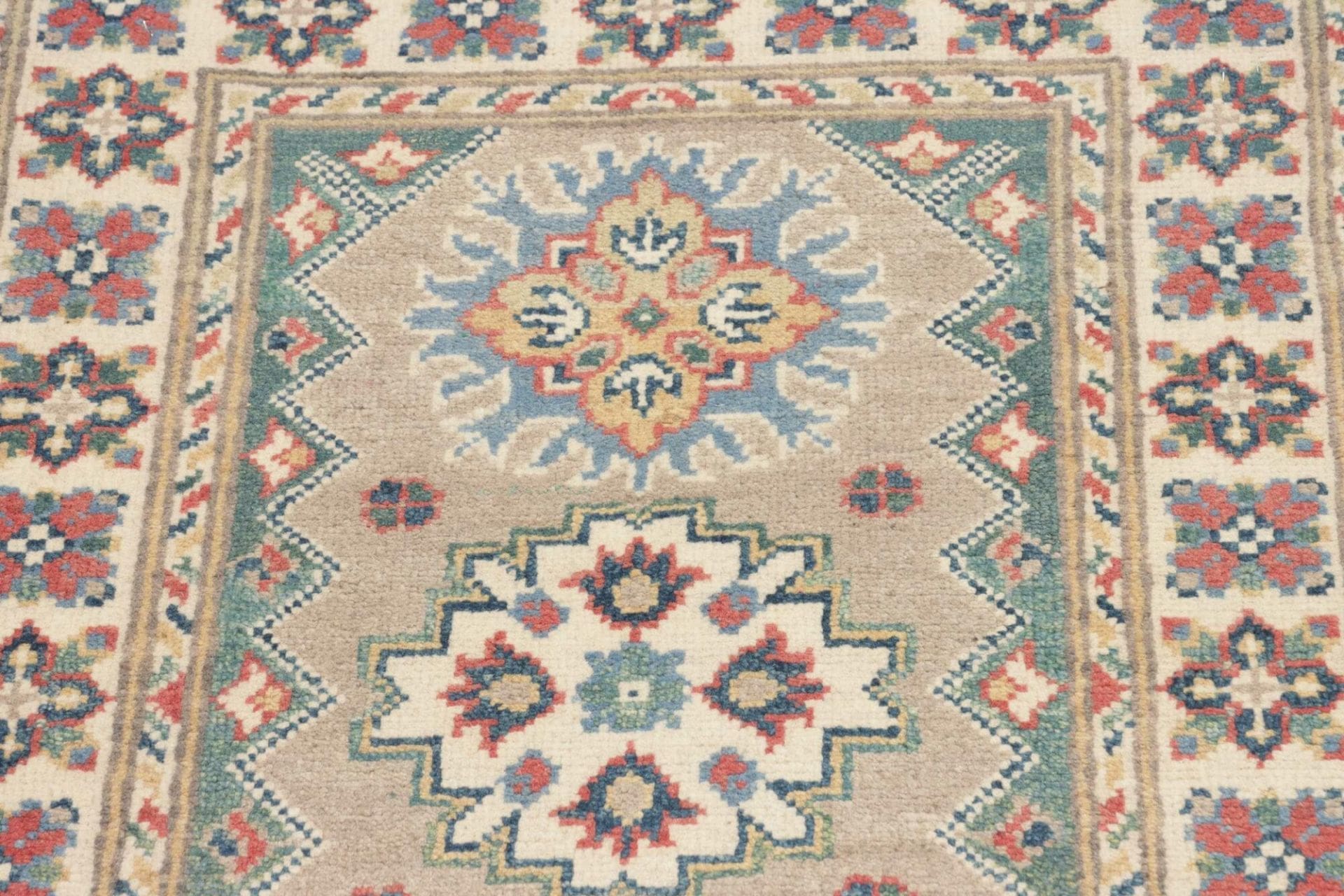 Kazak Pakistani Rug — hand-knotted, 65 × 95 cm, Wool