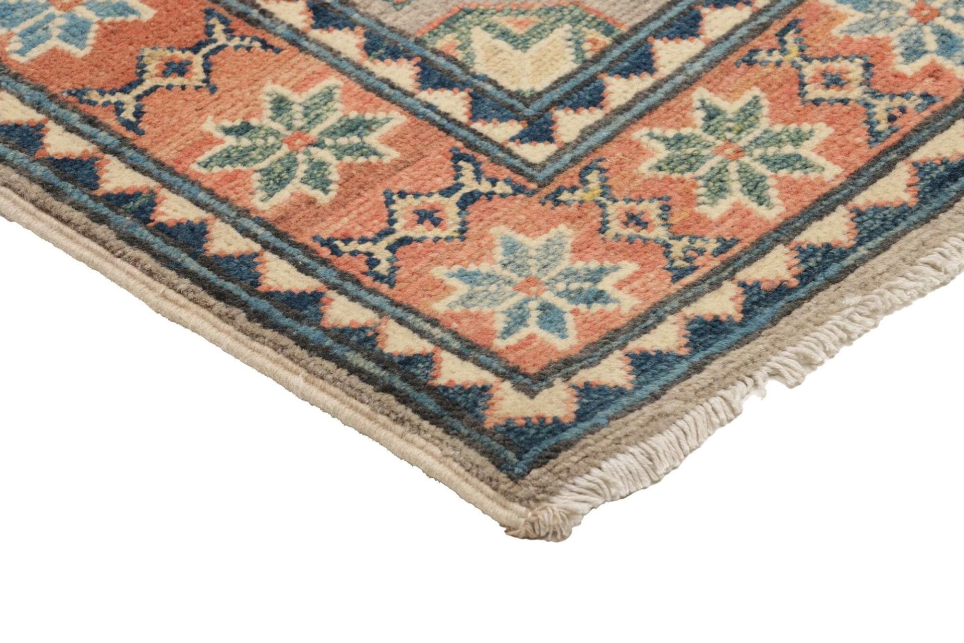 Kazak Pakistani Rug — hand-knotted, 65 × 94 cm, Wool