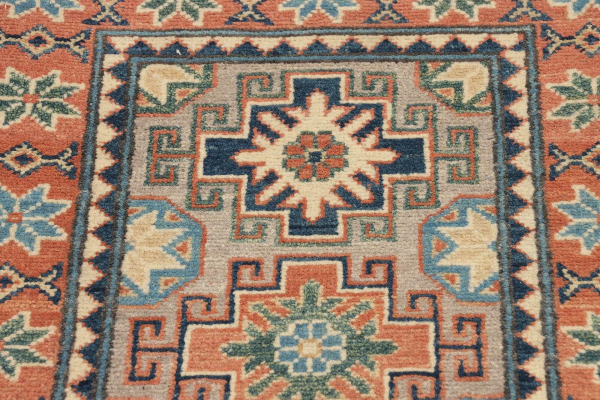 Kazak Pakistani Rug — hand-knotted, 65 × 94 cm, Wool