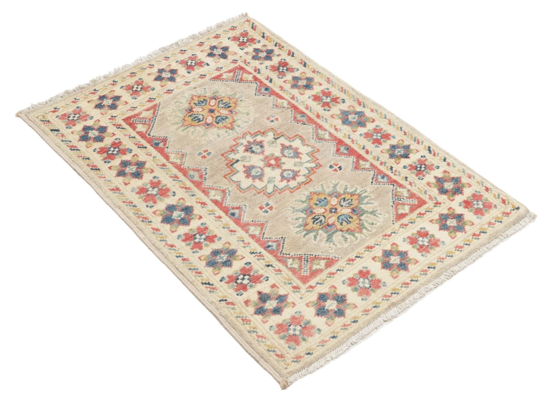 Kazak Pakistani Rug 64 × 96 cm, Wool, hand-knotted