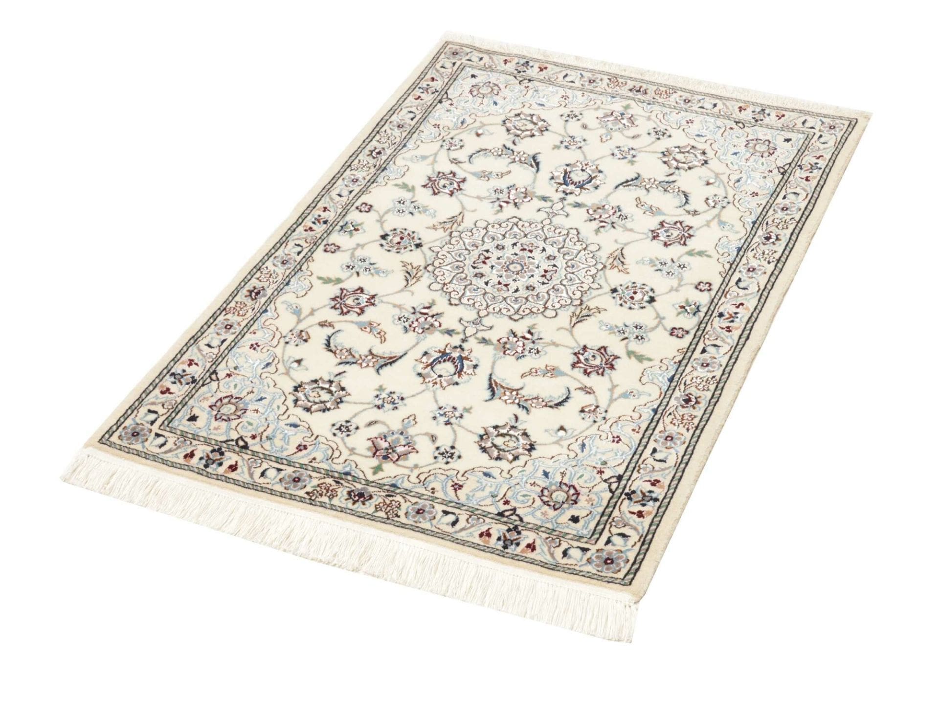 Nain Persian Rug 66 × 92 cm, Wool, hand-knotted
