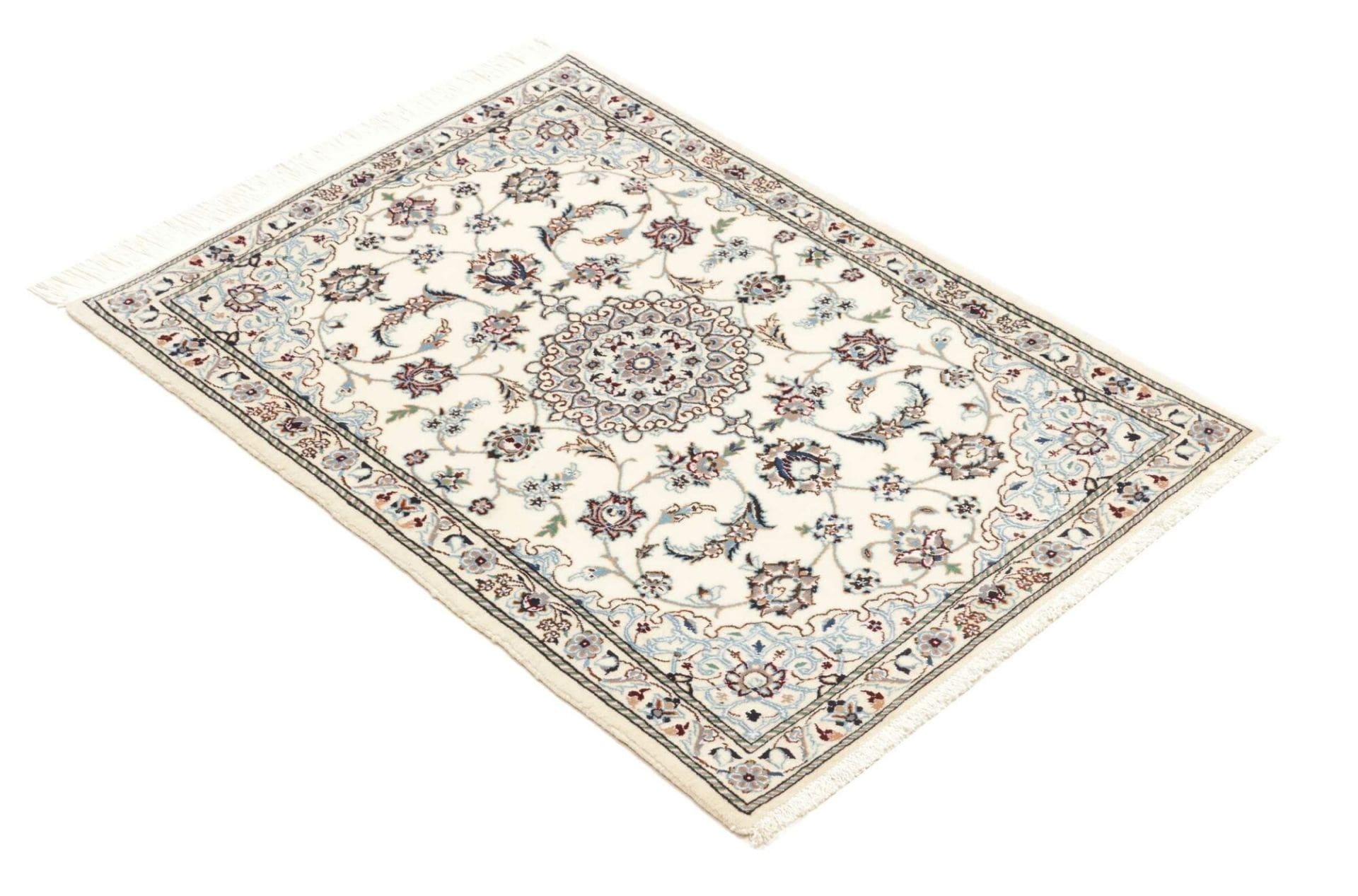 Nain Persian Rug 66 × 92 cm, Wool, hand-knotted