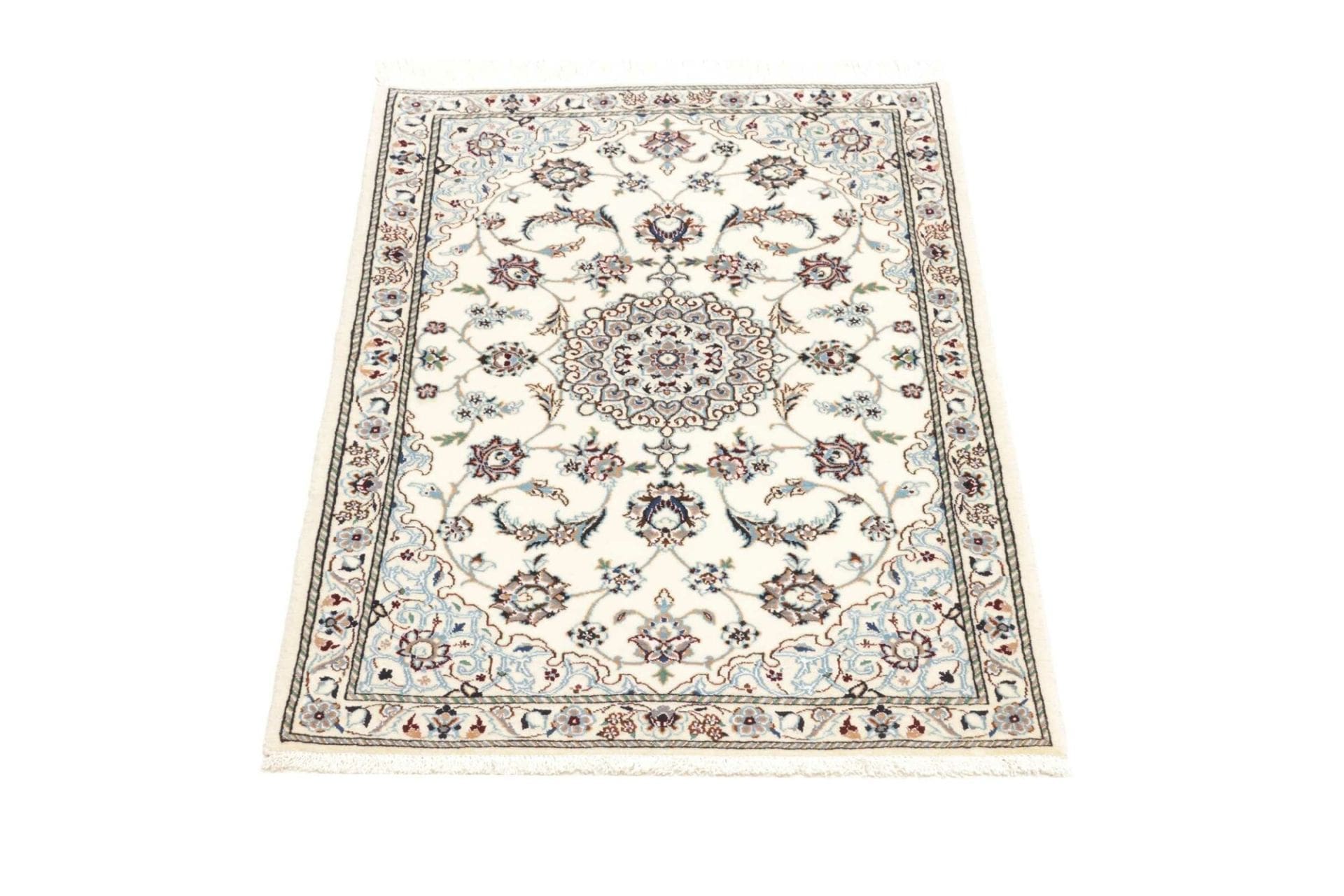 Nain Persian Rug 66 × 92 cm, Wool, hand-knotted