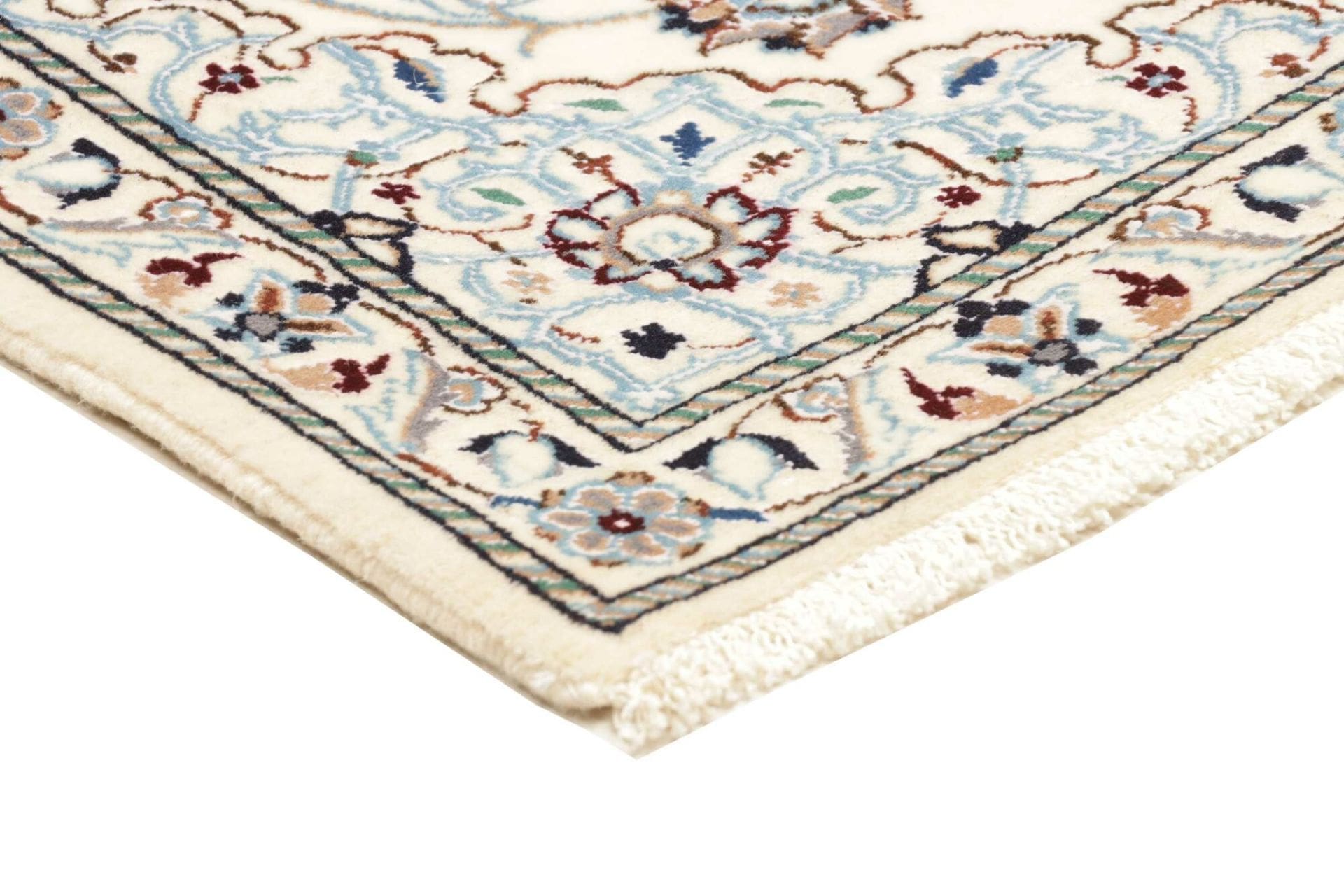 Nain Persian Rug 66 × 92 cm, Wool, hand-knotted